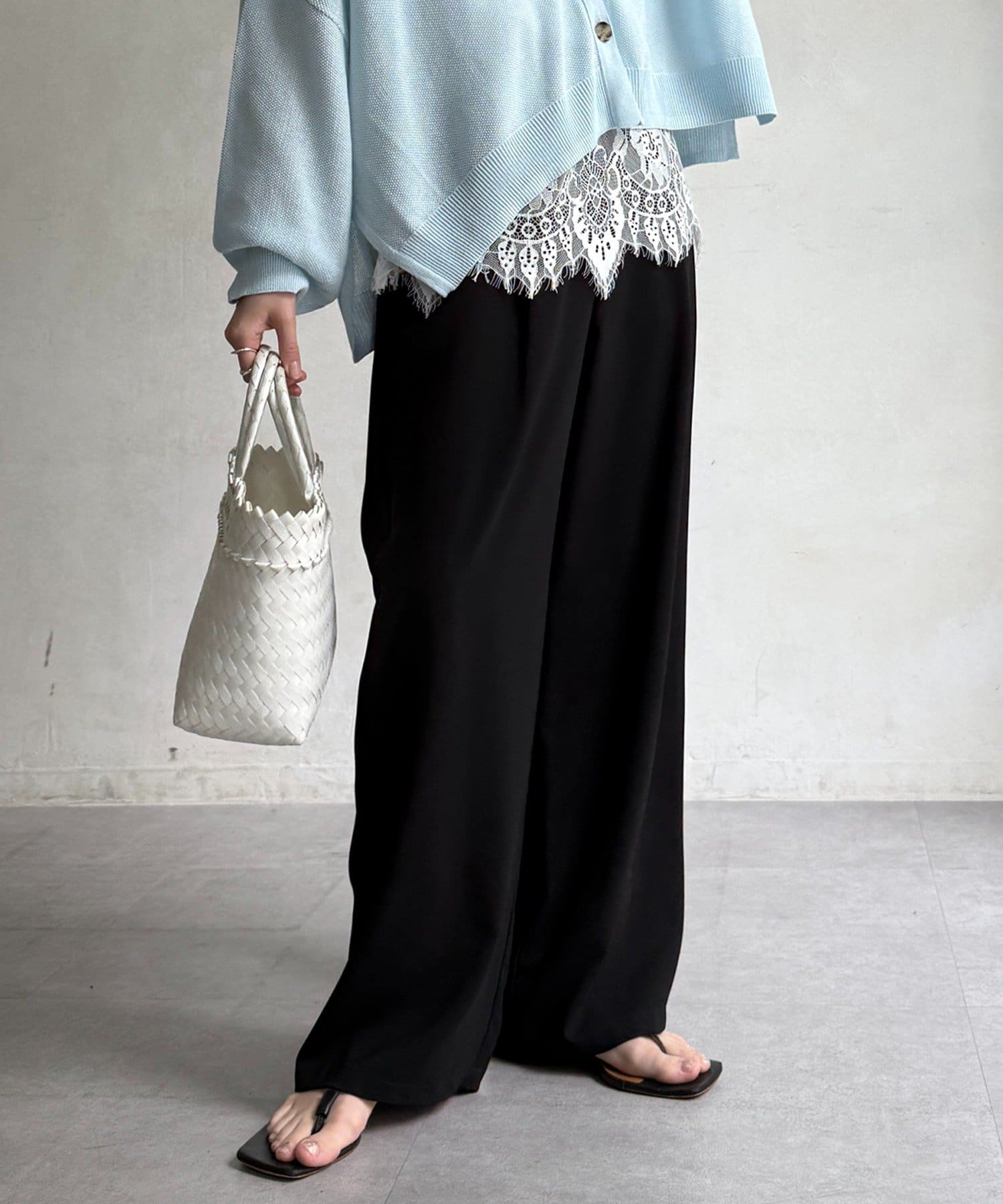 DOUDOU(ドゥドゥ) 【セットアップ可能】クールグログランタックイージーパンツ