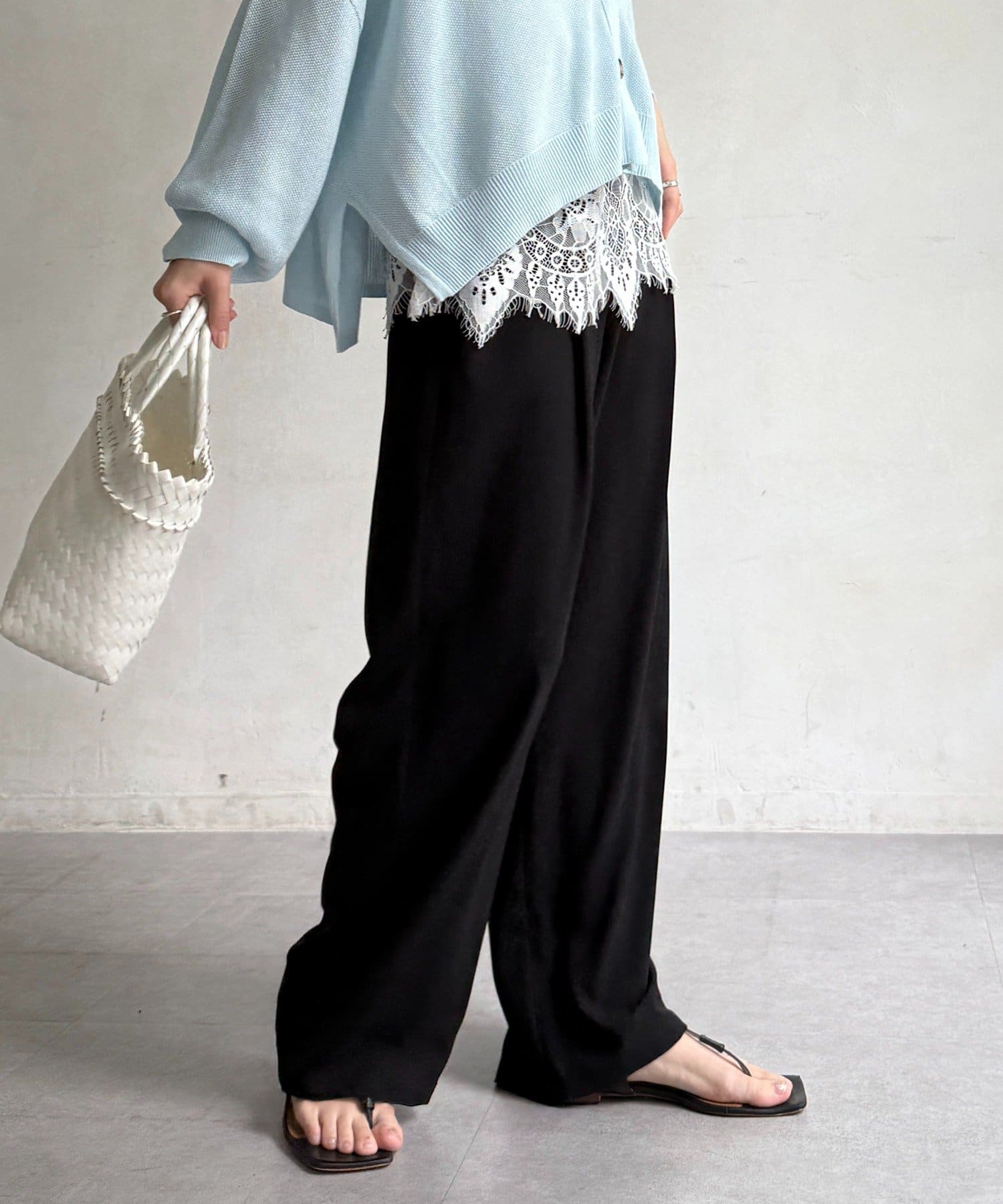 DOUDOU(ドゥドゥ) 【セットアップ可能】クールグログランタックイージーパンツ