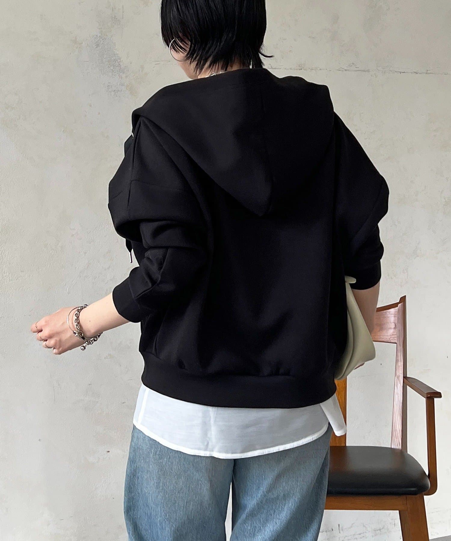 un dix cors(アンディコール) ボンディングパーカー