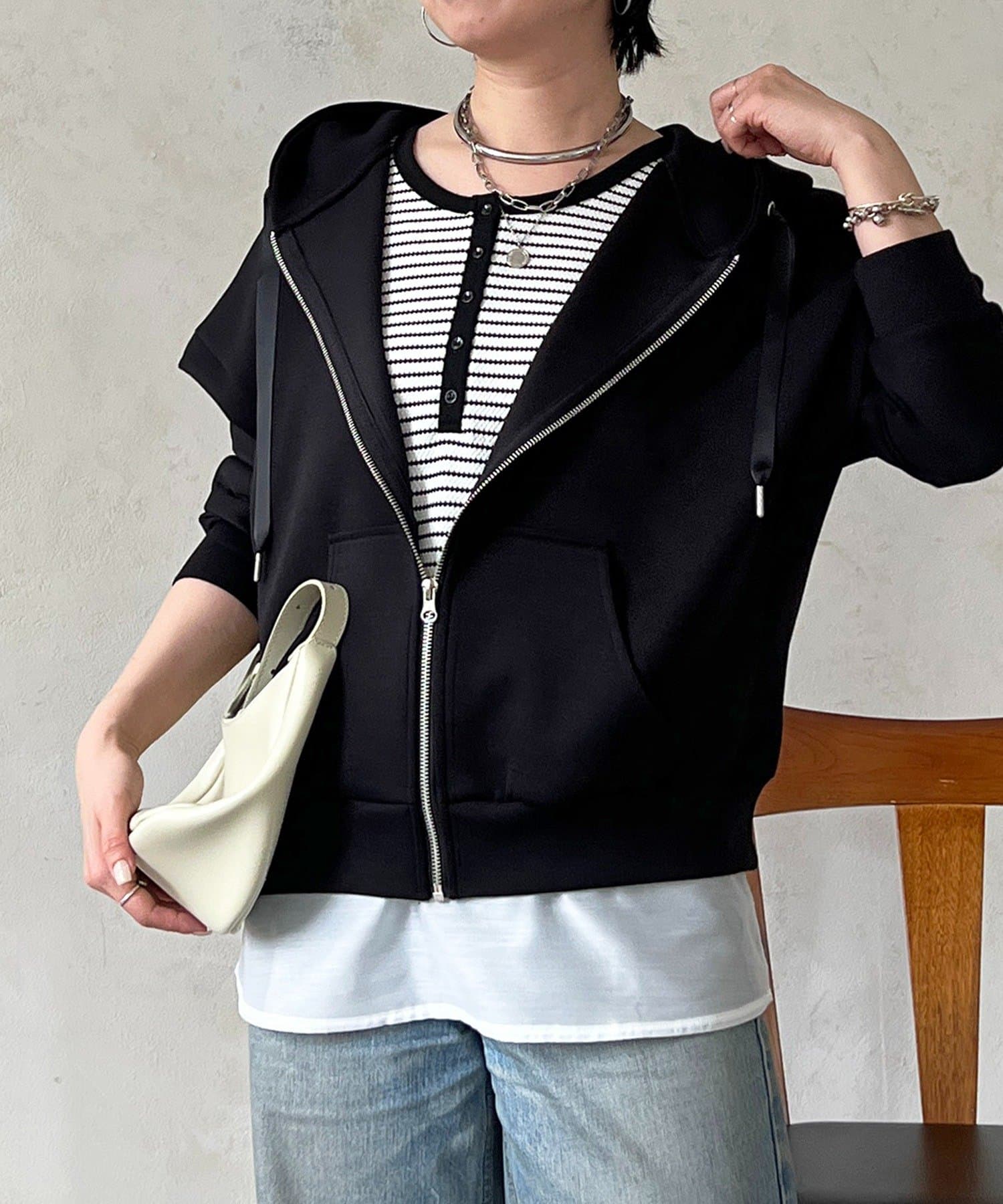 un dix cors(アンディコール) ボンディングパーカー