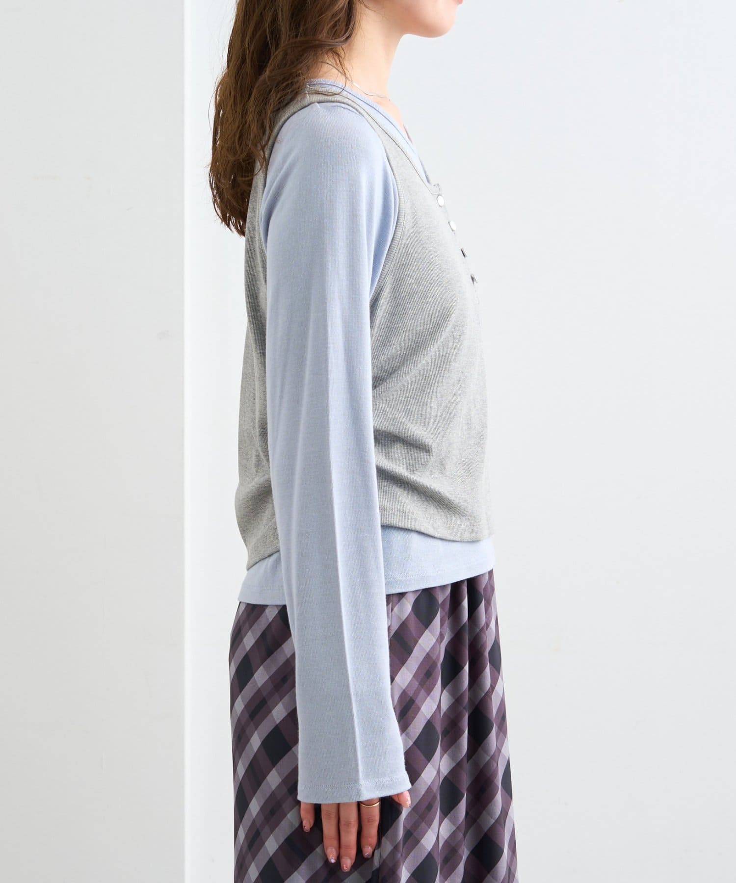 Kastane(カスタネ) 【3.12(木)12:00発売/4色展開】B タンクSETロンTEE