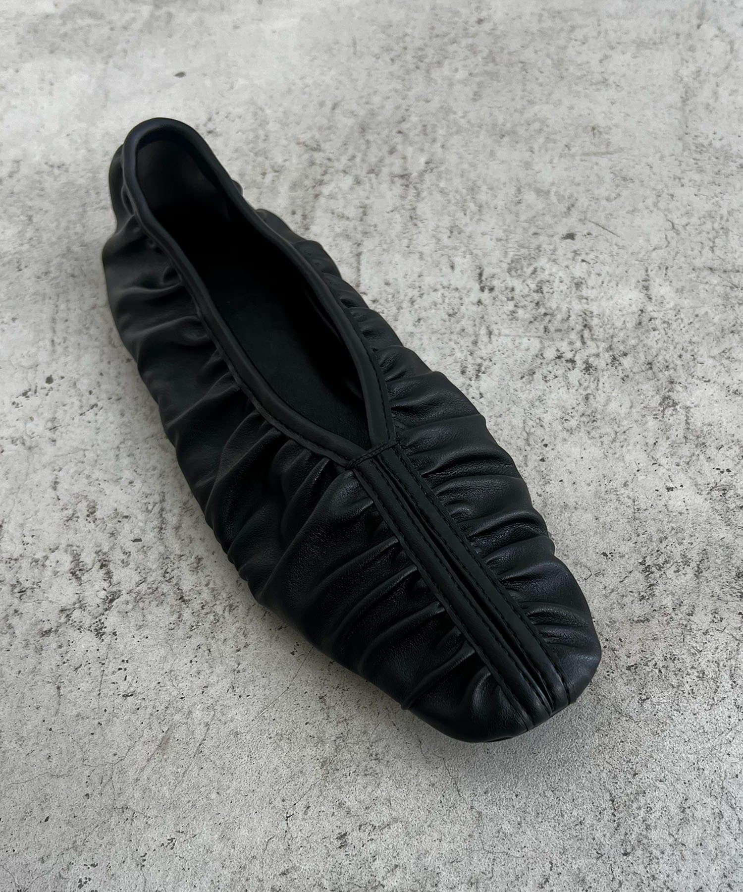 CAPRICIEUX LE'MAGE(カプリシュレマージュ) ギャザーソフトフラットシューズ