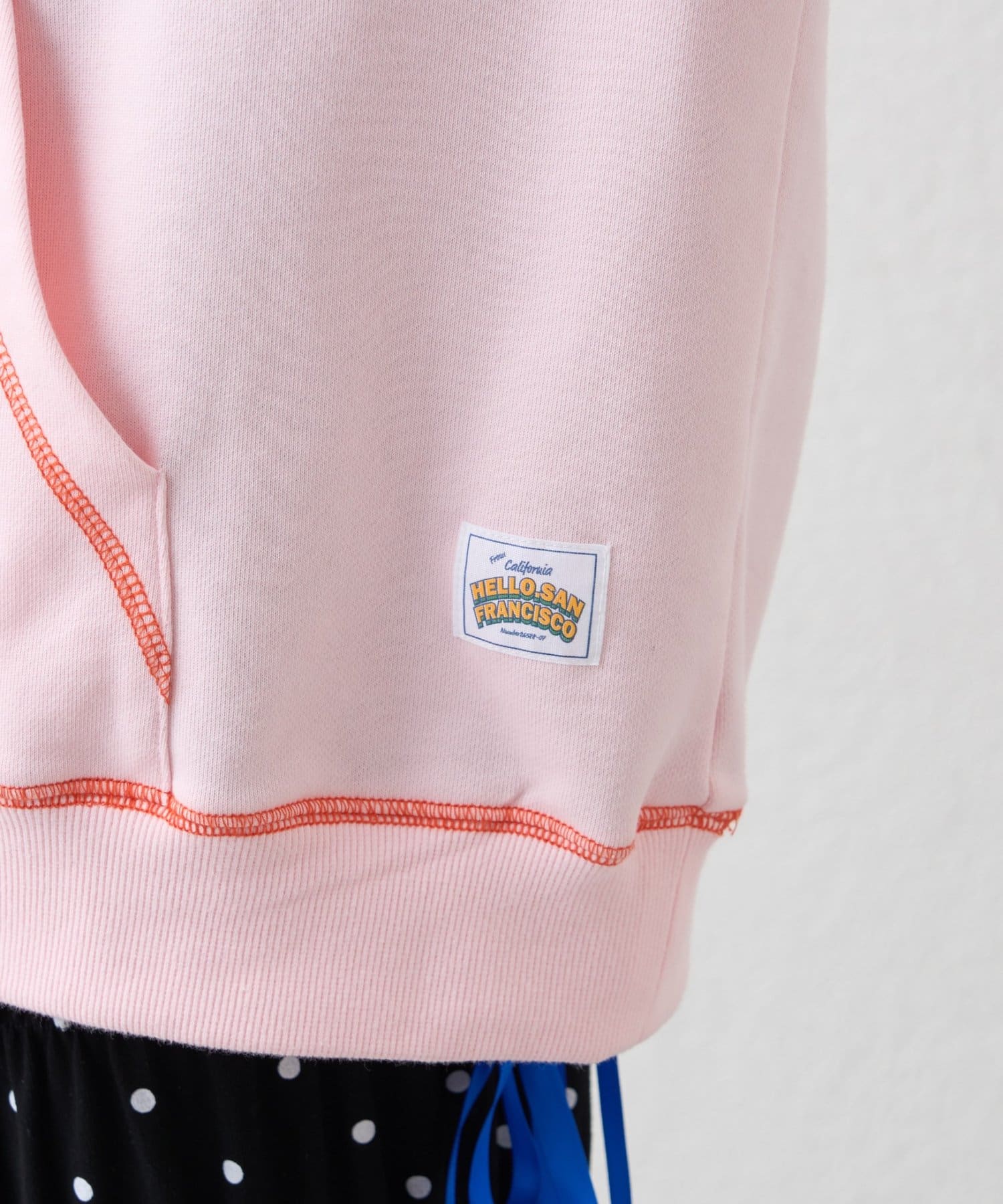 CIAOPANIC TYPY(チャオパニックティピー) 【HELLO.SANFRANCISCO/ハローサンフランシスコ】ビッグリボン裏毛パーカー