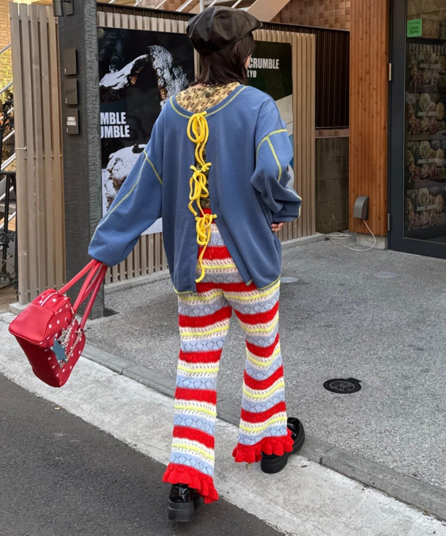 CIAOPANIC TYPY(チャオパニックティピー) 【HELLO.SANFRANCISCO/ハローサンフランシスコ】2WAYハロサンカットアウトスウェット