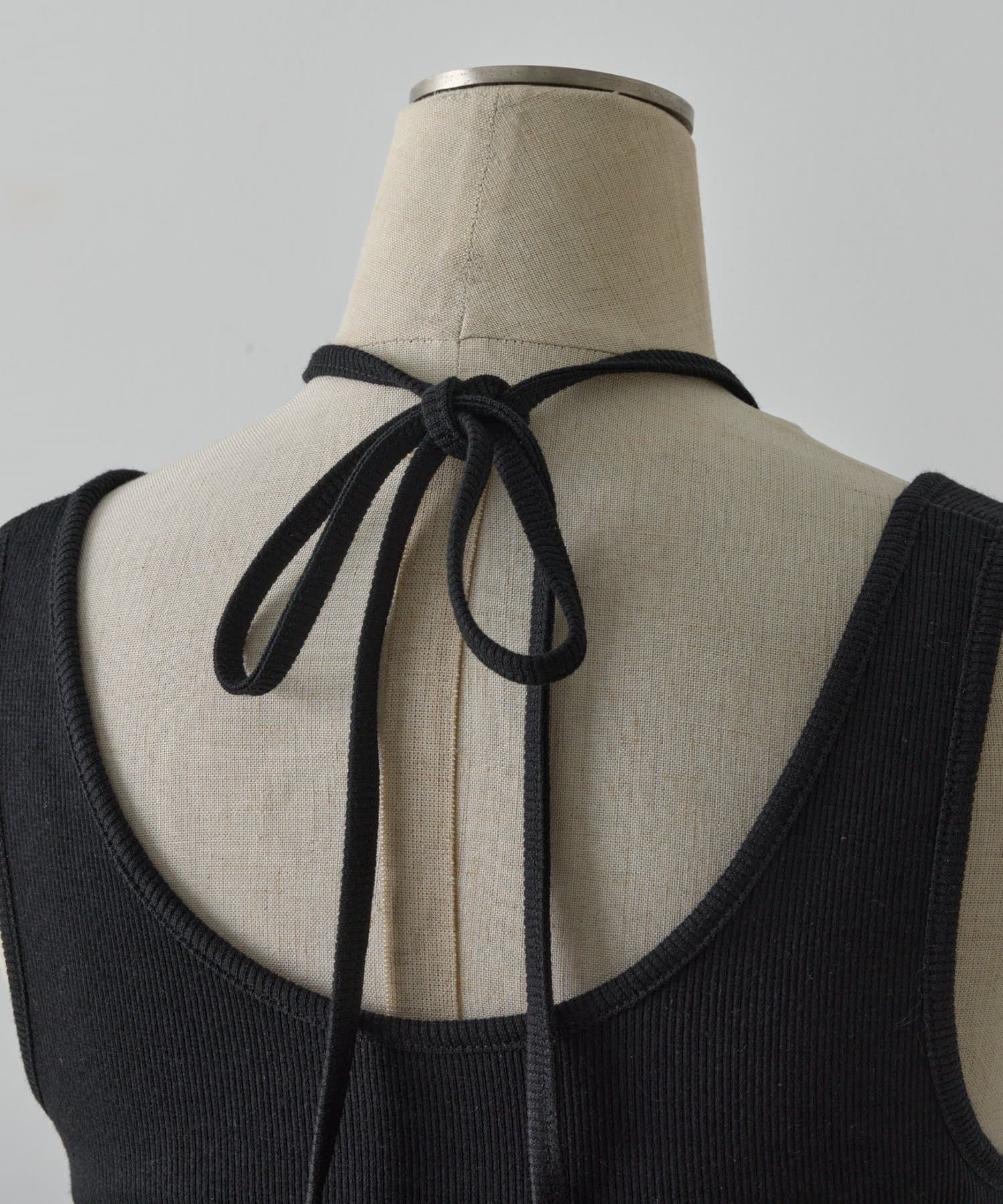 -goocy-(グーシー) カップ付きコードリボンタンクトップ