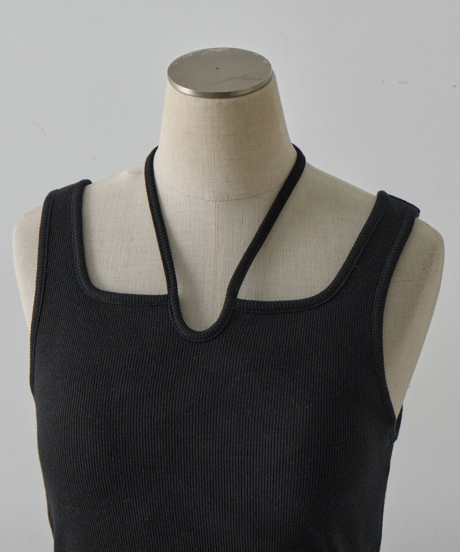 -goocy-(グーシー) カップ付きコードリボンタンクトップ