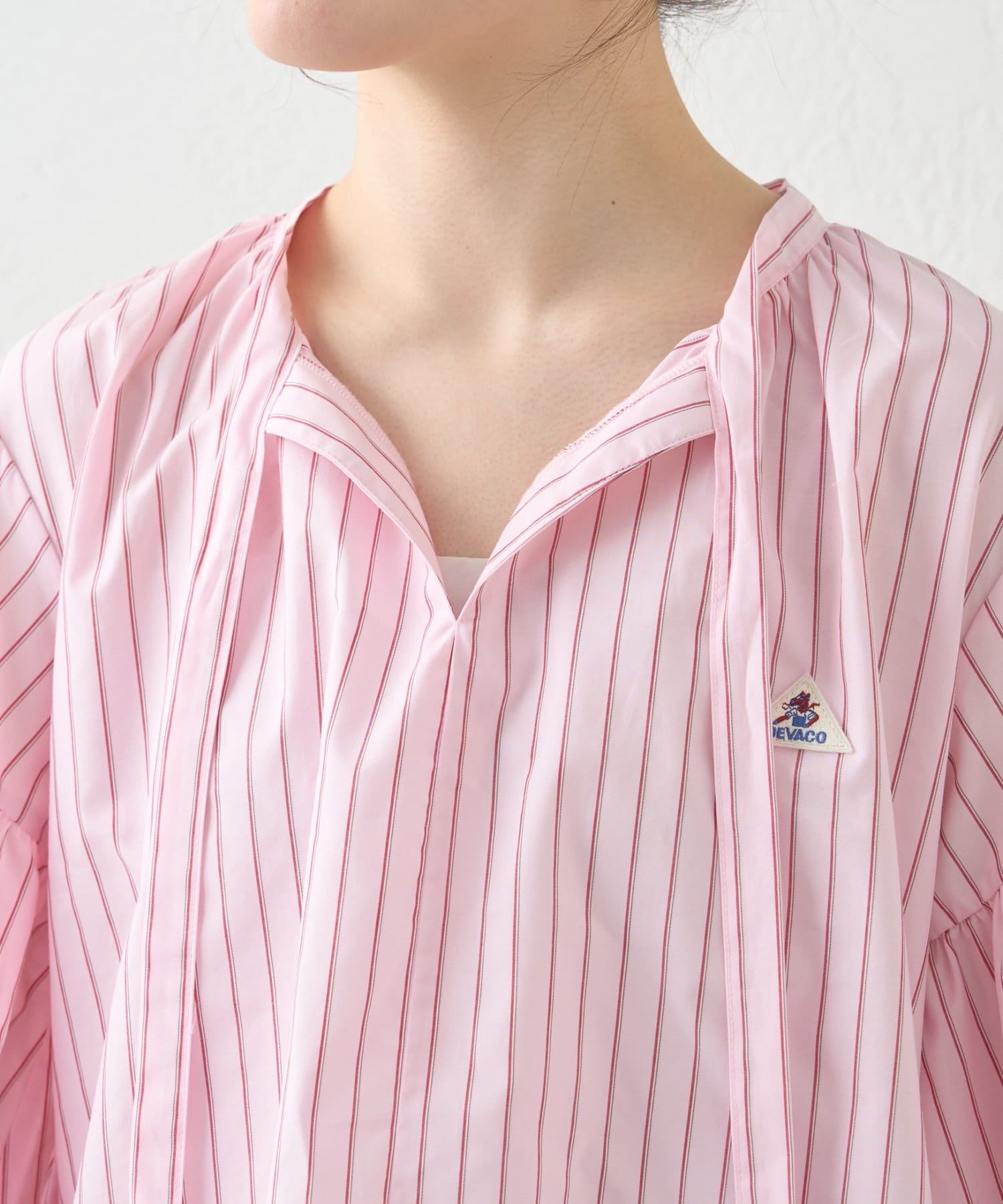 CIAOPANIC TYPY(チャオパニックティピー) ≪ノベルティフェア対象商品≫【GEVACO】ボウタイギャザーチュニック