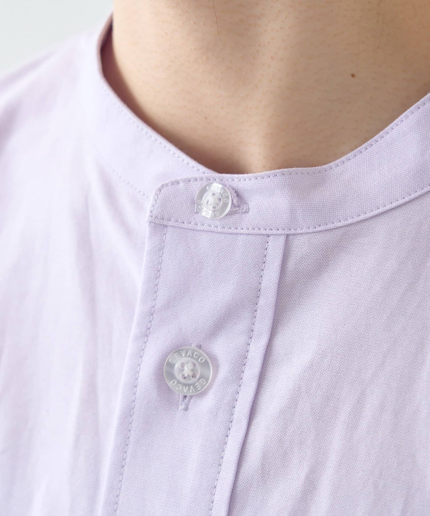 CIAOPANIC TYPY(チャオパニックティピー) 【GEVACO】バンドカラーロングスリーブシャツ/ユニセックス