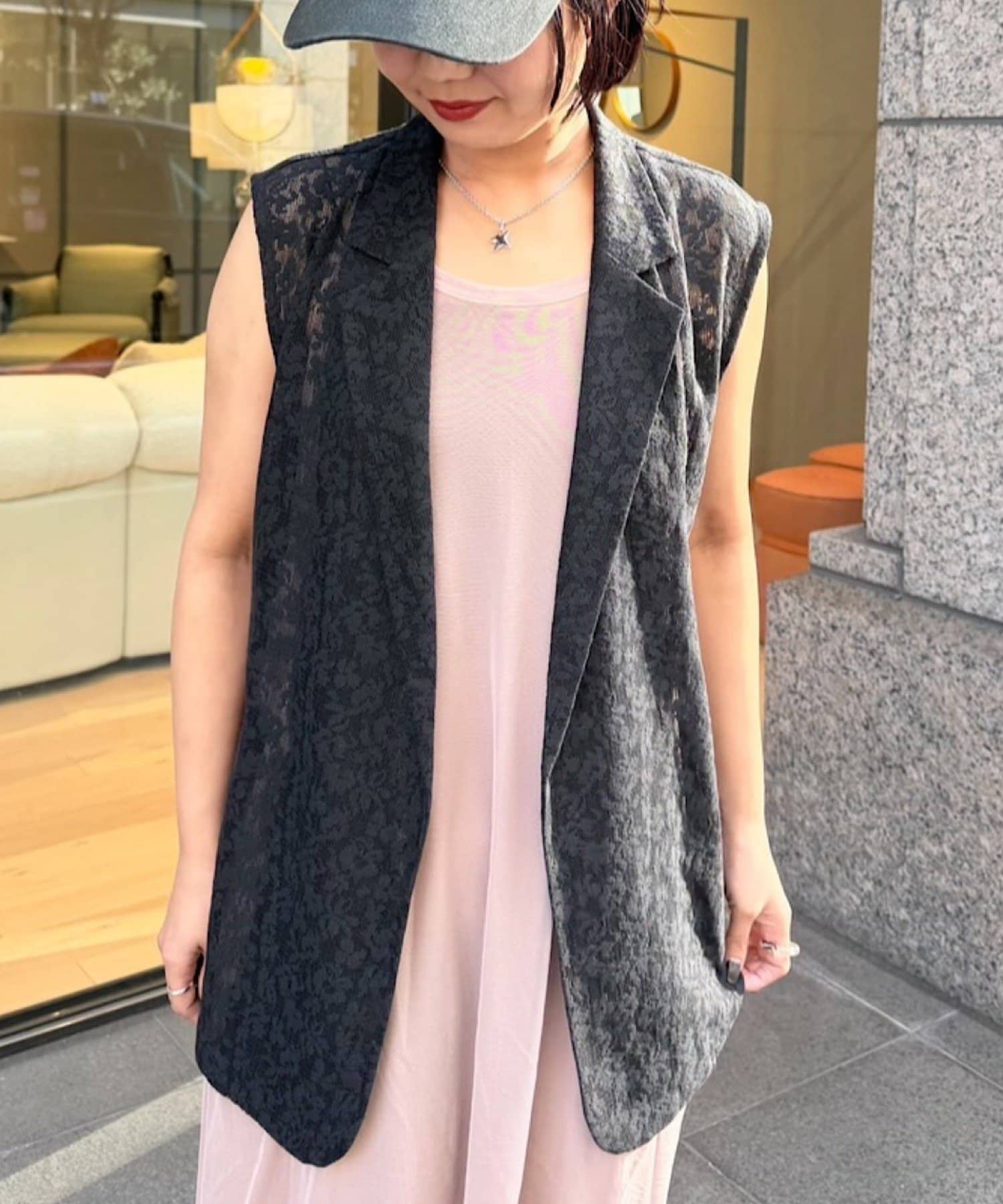 Kastane(カスタネ) B レースベルテッドジレ