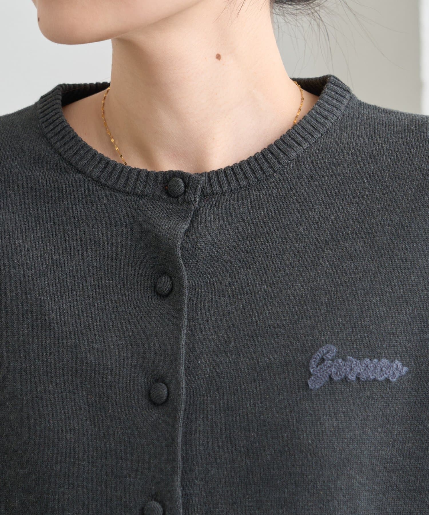 CIAOPANIC TYPY(チャオパニックティピー) ≪26SS展示会アイテム≫GEVACO襟ドッキングニットカーディガン