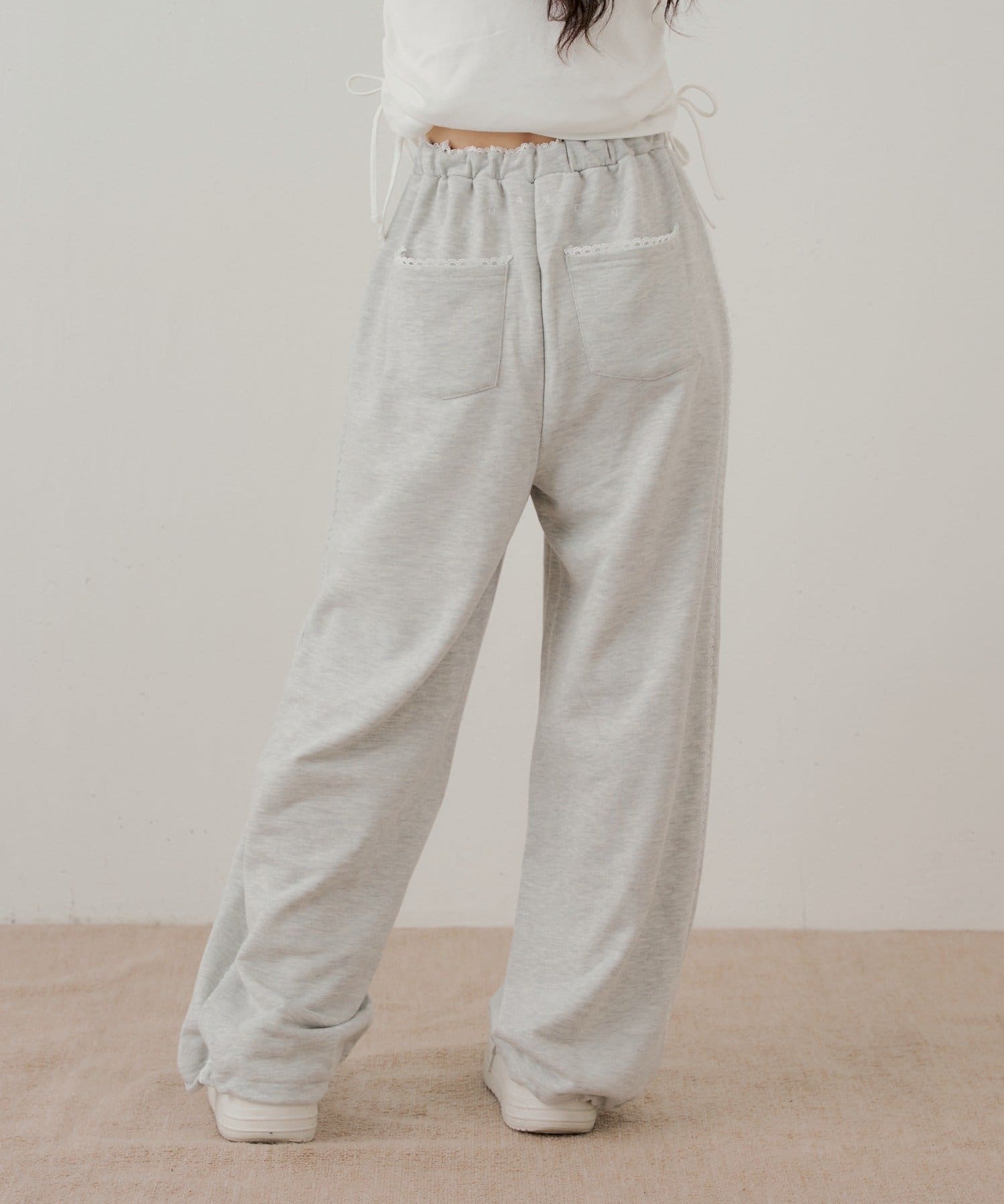 Chico(チコ) サイドレーススウェットパンツ