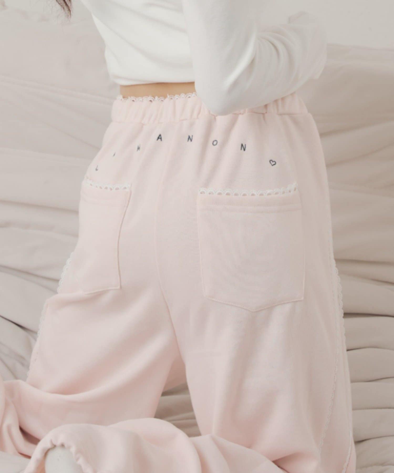 Chico(チコ) サイドレーススウェットパンツ