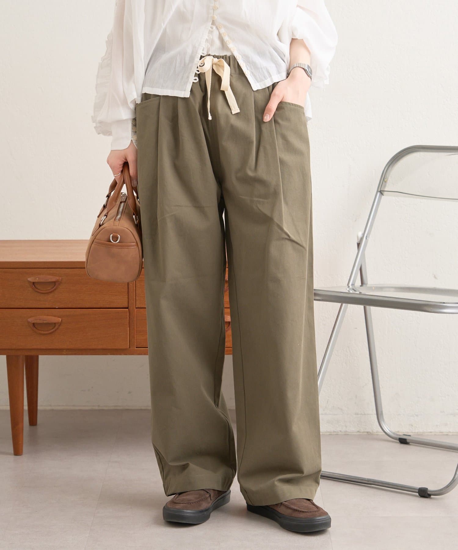 CIAOPANIC TYPY(チャオパニックティピー) 【GEVACO】L字ポケットテーパードパンツ/ユニセックス