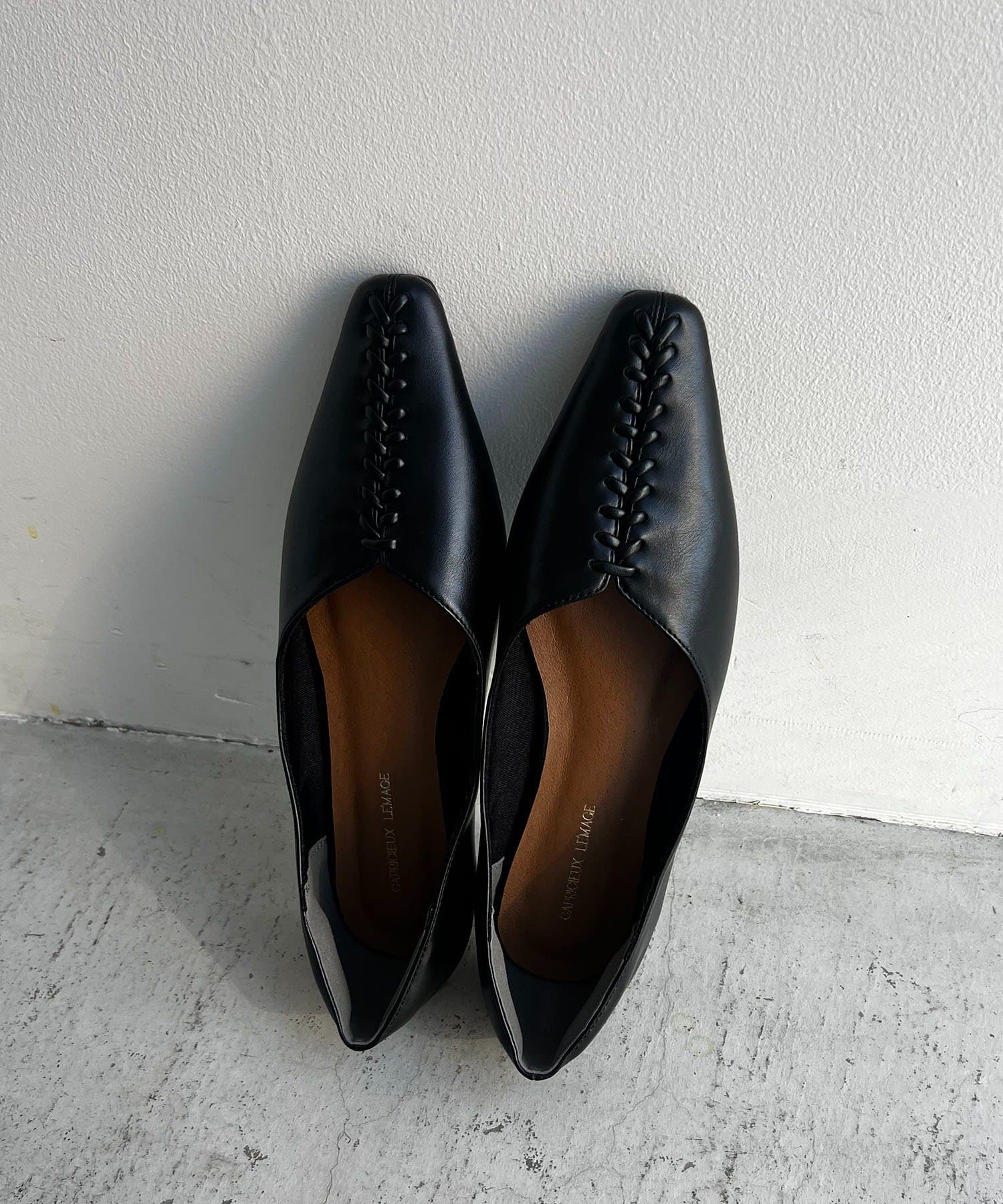 CAPRICIEUX LE'MAGE(カプリシュレマージュ) レースアップフラットシューズ