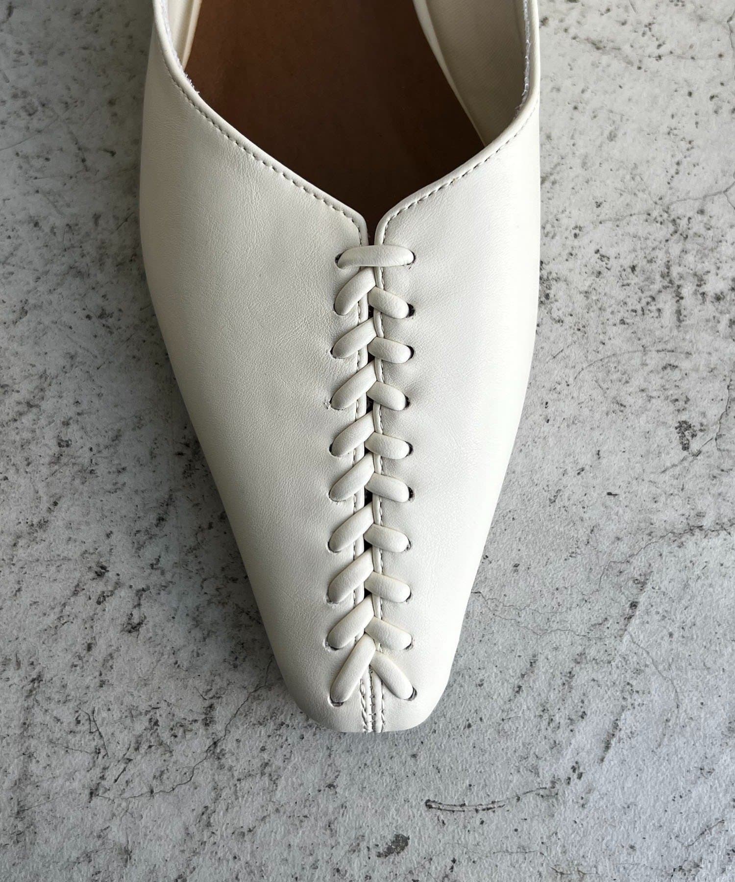 CAPRICIEUX LE'MAGE(カプリシュレマージュ) レースアップフラットシューズ