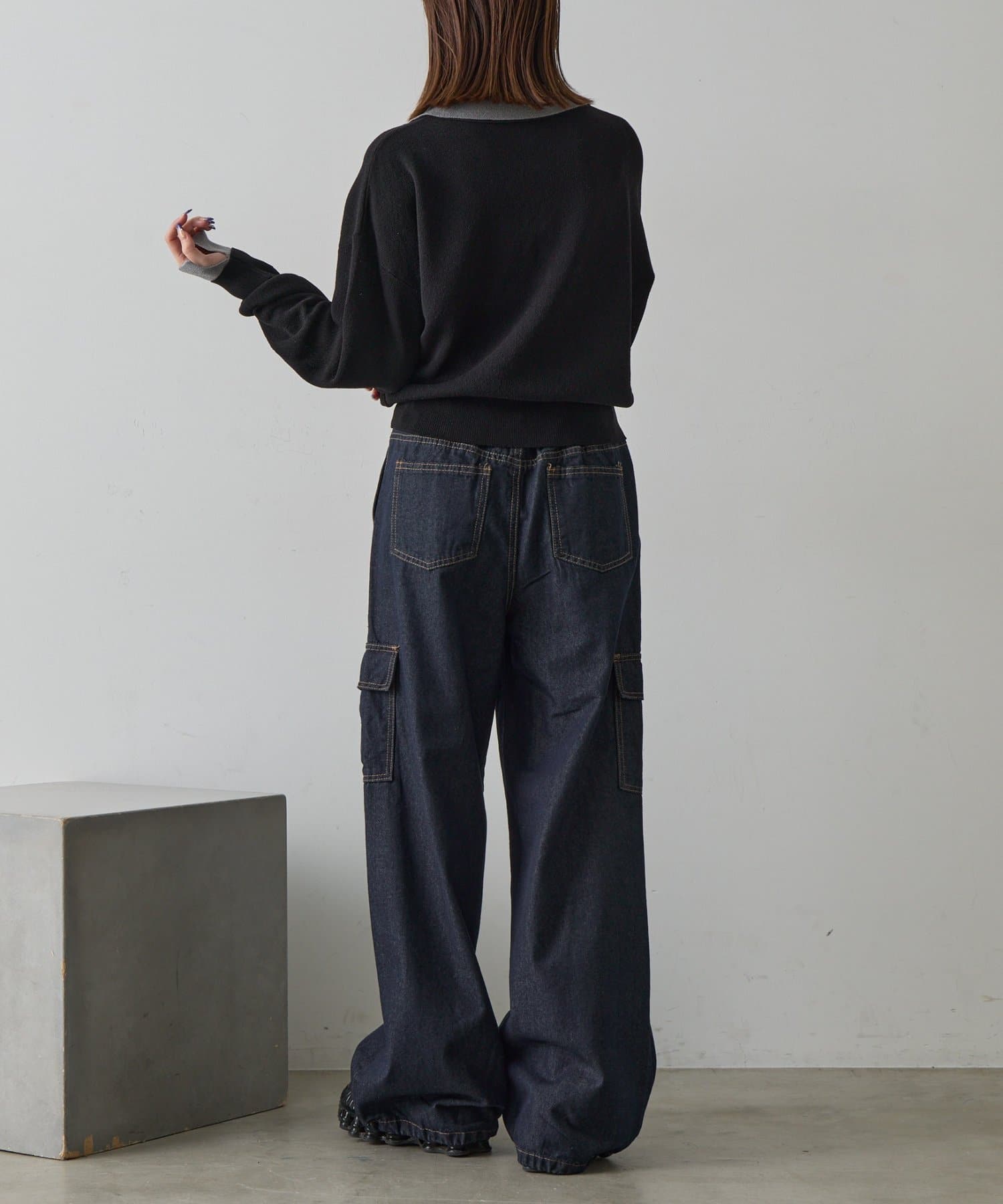 -goocy-(グーシー) レイヤードライクポロプルオーバー