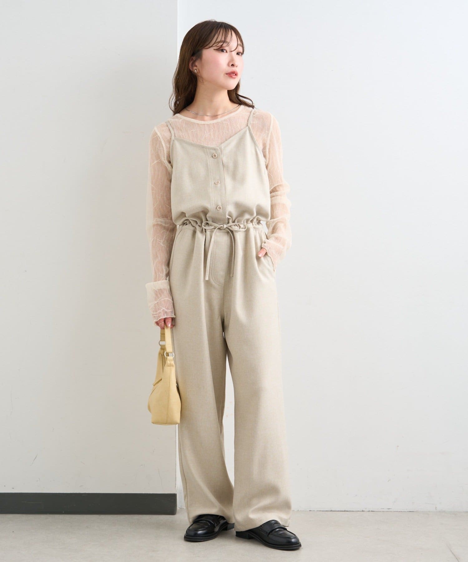 Kastane(カスタネ) 【S.Mサイズ展開/セットアップ対応】B キャミコンビネゾン