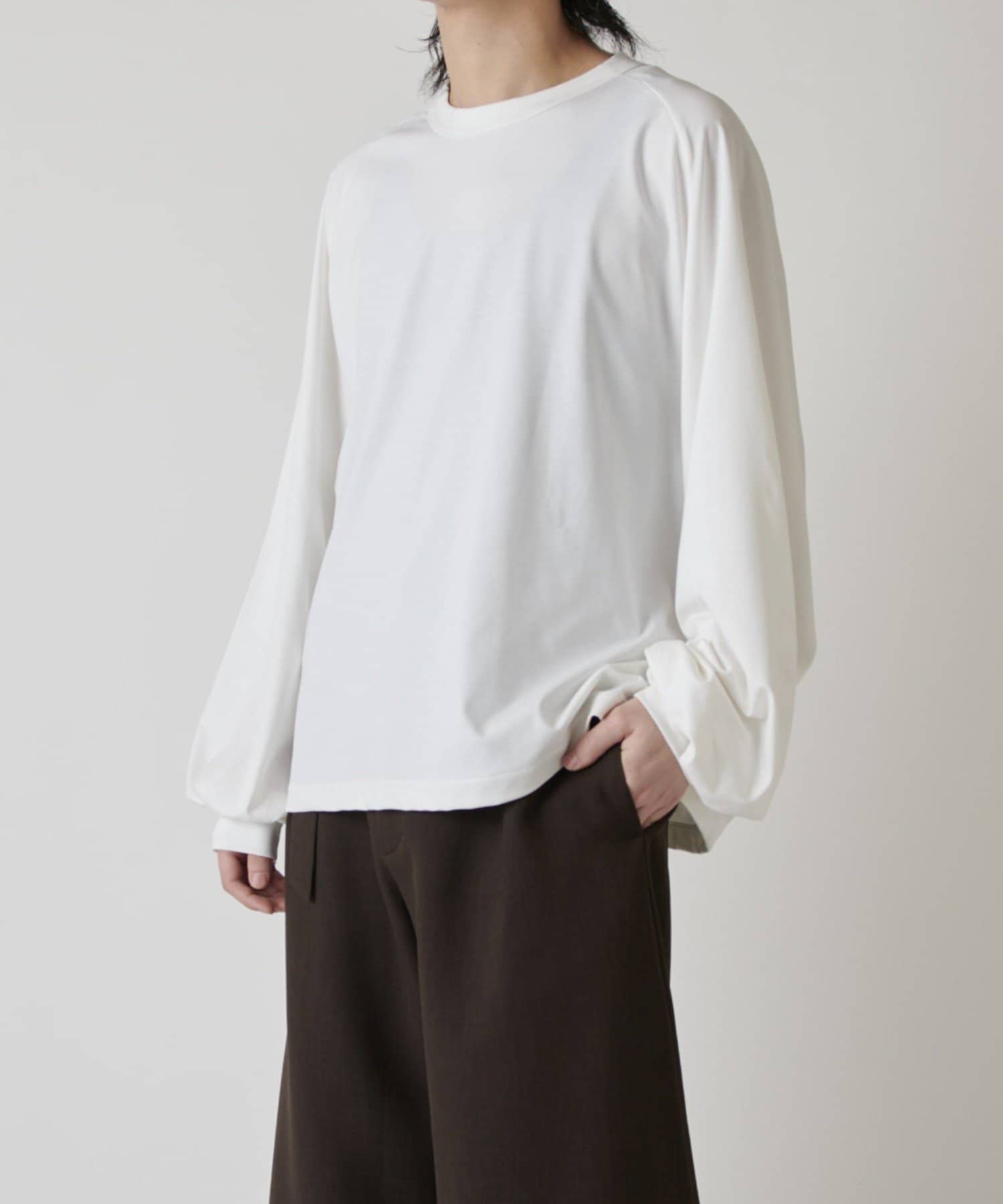 Lui's(ルイス) シャインワイドカットソー