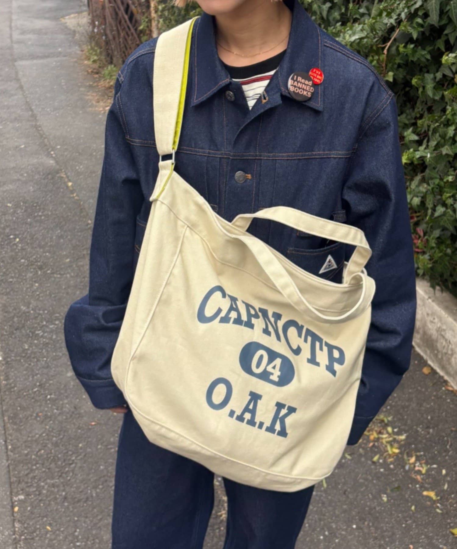 CIAOPANIC TYPY(チャオパニックティピー) 【UNISEX】撥水機能付きキャンバスショルダーバッグ