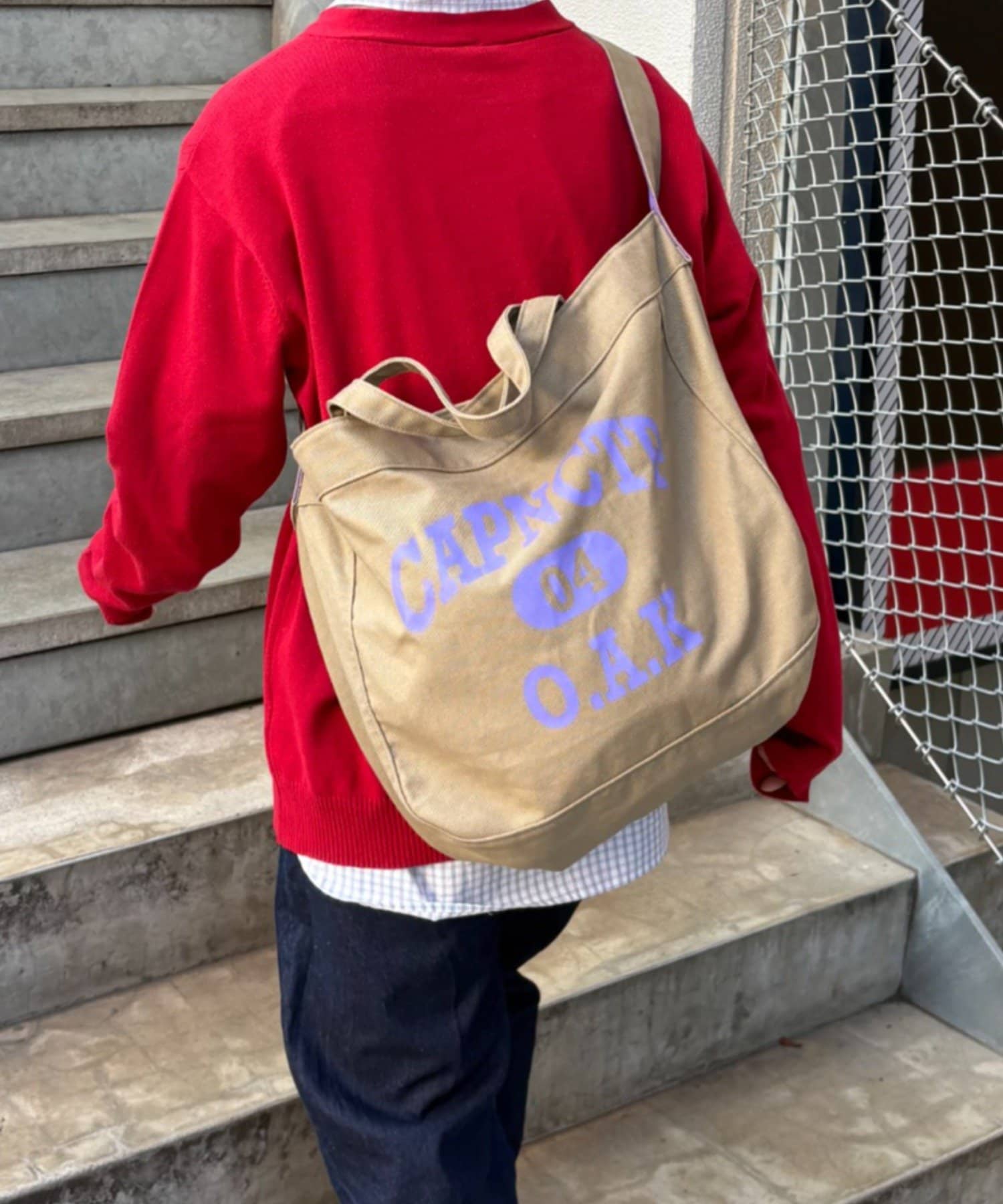 CIAOPANIC TYPY(チャオパニックティピー) 【UNISEX】撥水機能付きキャンバスショルダーバッグ