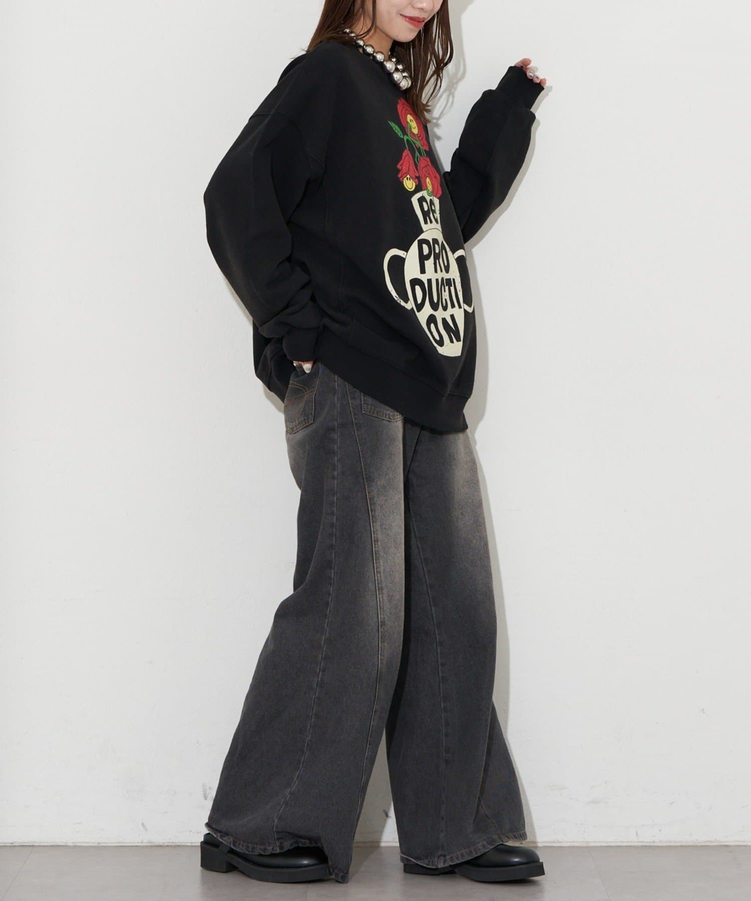 CIAOPANIC(チャオパニック) 【RePRODUCTION LABEL / リプロダクションレーベル】セットインスウェット