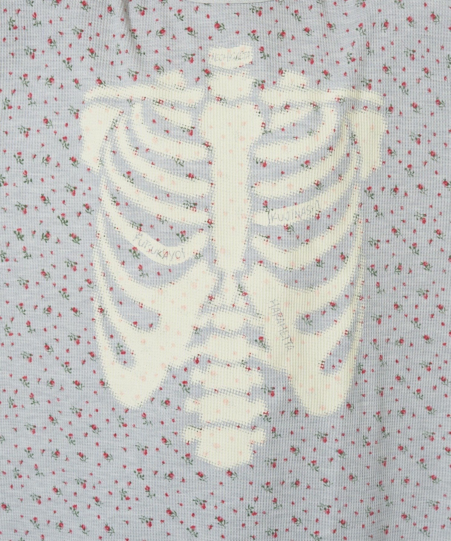 CIAOPANIC(チャオパニック) 【RePRODUCTION LABEL / リプロダクションレーベル】クルーネックフェードフラワーサーマル