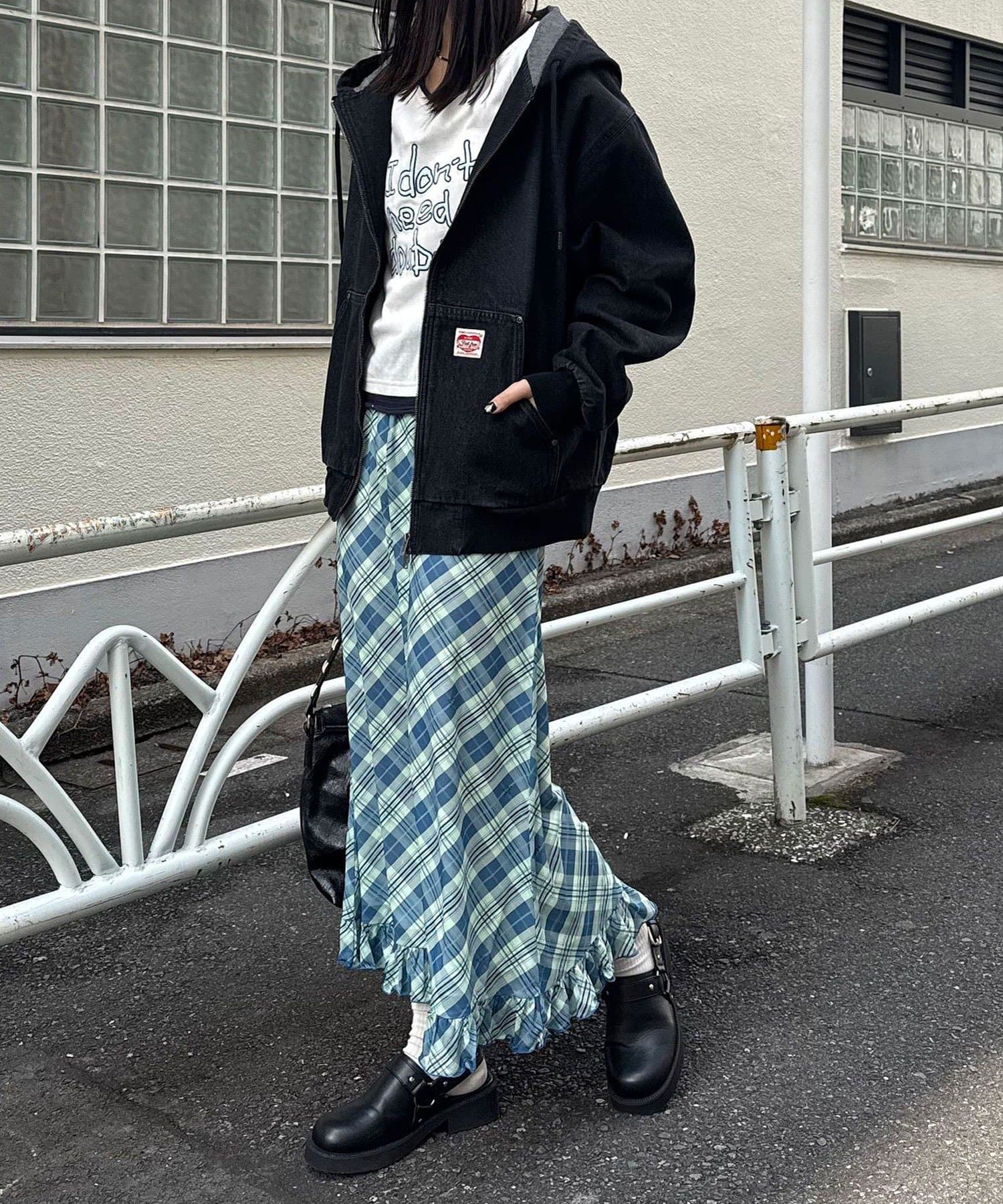 CIAOPANIC(チャオパニック) デニムダブルジップパーカー