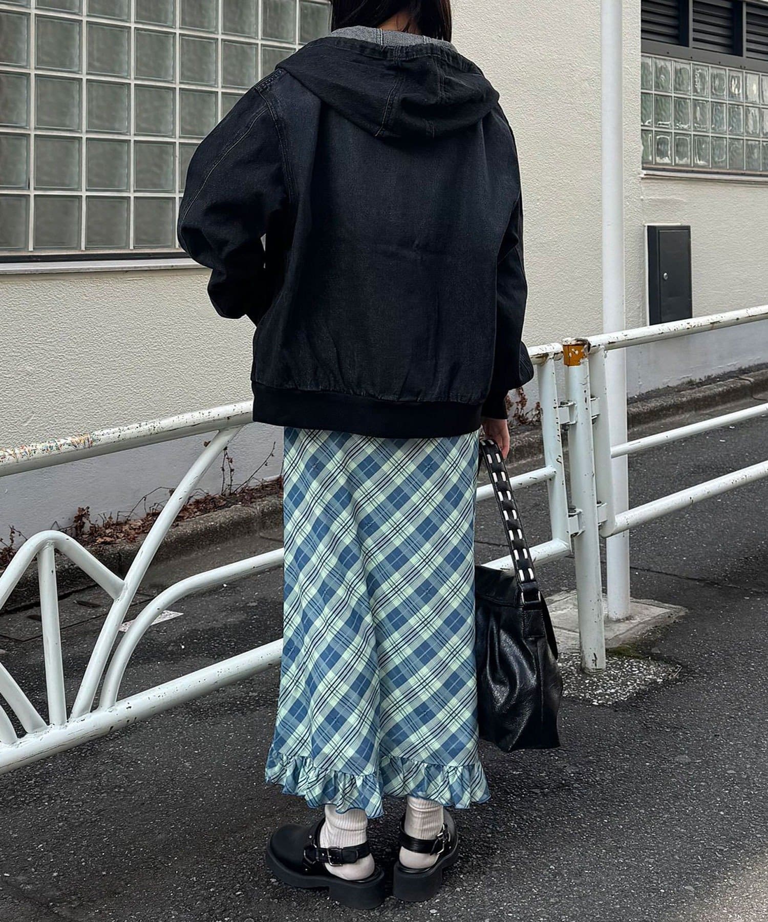 CIAOPANIC(チャオパニック) デニムダブルジップパーカー