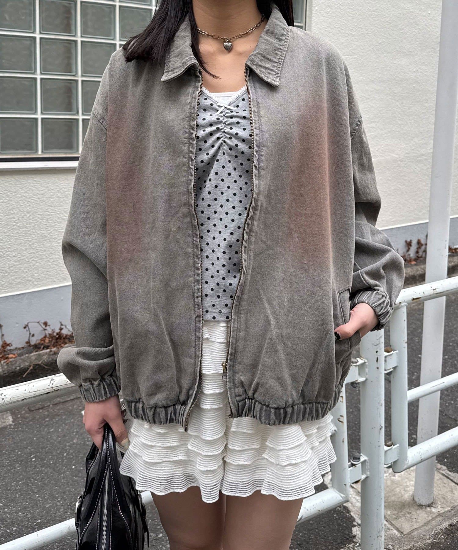 CIAOPANIC(チャオパニック) フェードデニムスウィングトップ