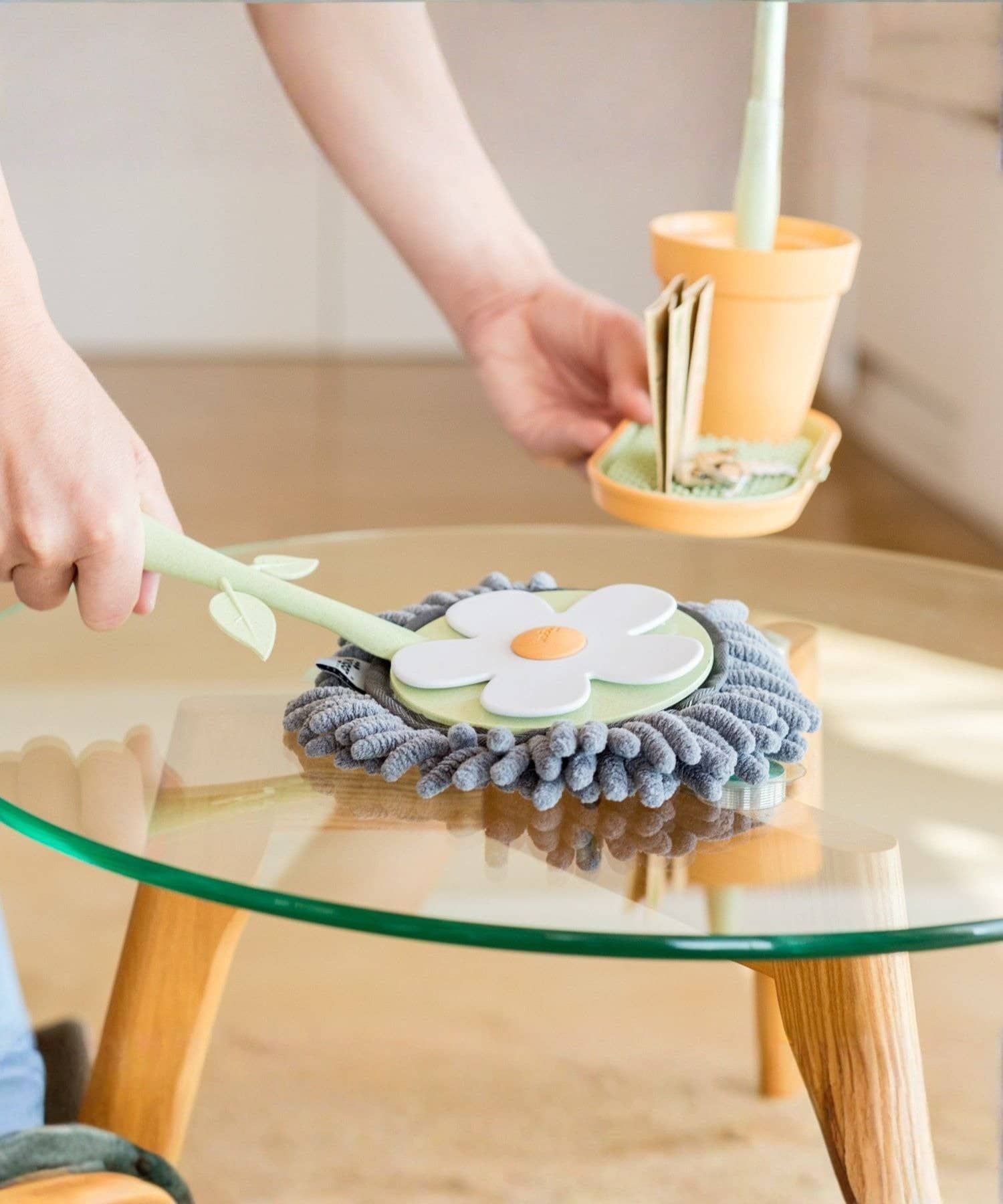 BIRTHDAY BAR(バースデイバー) フローガニック ラウンド マイクロファイバー ダスター