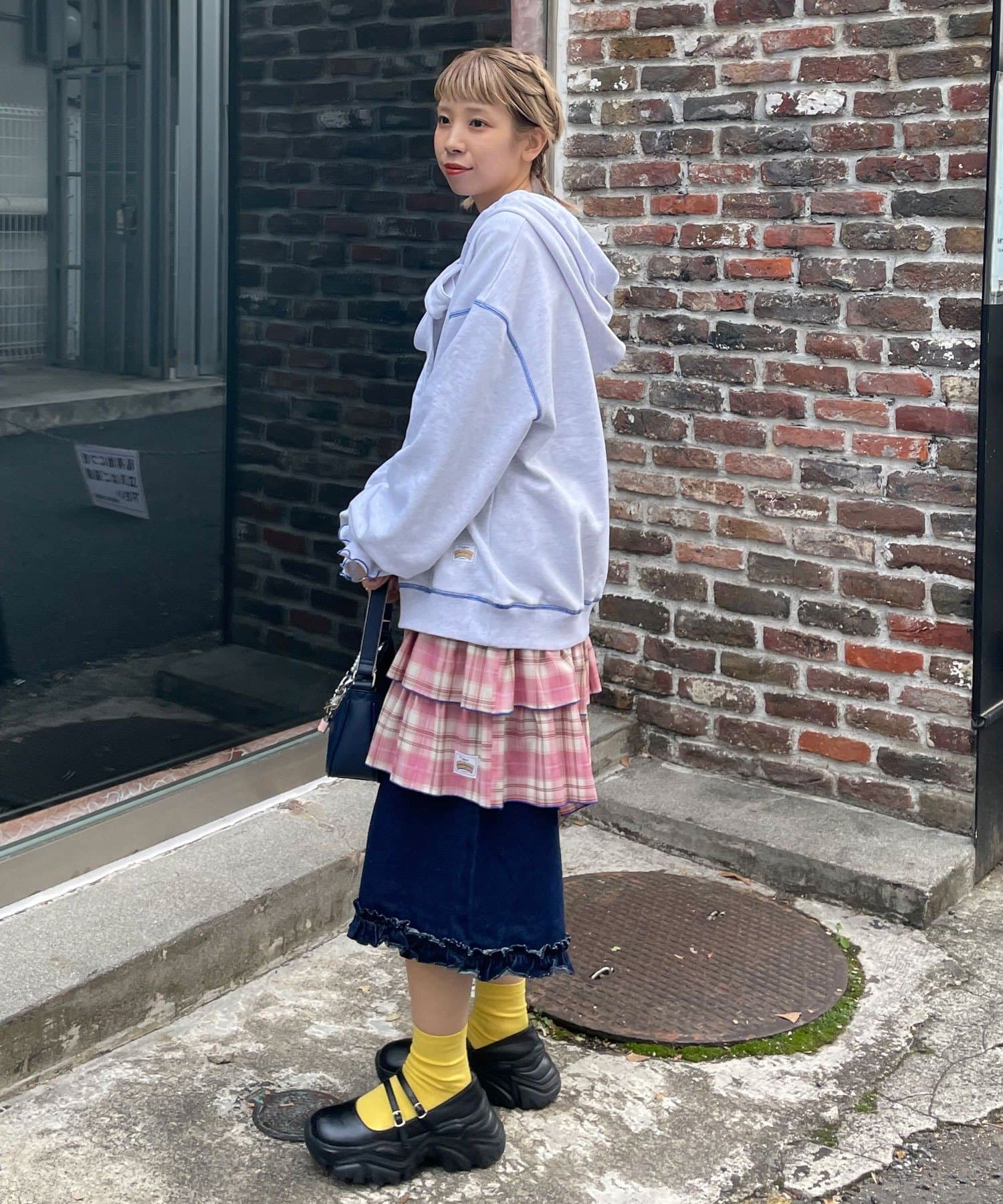 CIAOPANIC(チャオパニック) 【HELLO.SANFRANCISCO/ハローサンフランシスコ】ビッグリボン裏毛パーカー