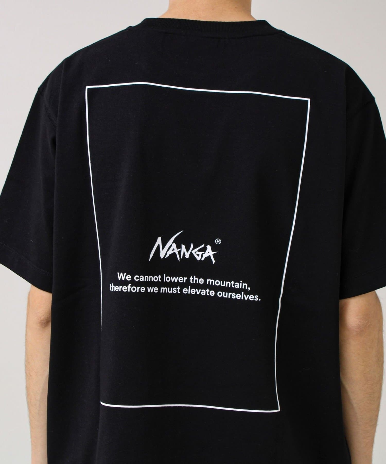 FREDY & GLOSTER(フレディ アンド グロスター) 【NANGA×GLOSTER】別注1 Rect Backprint Tee