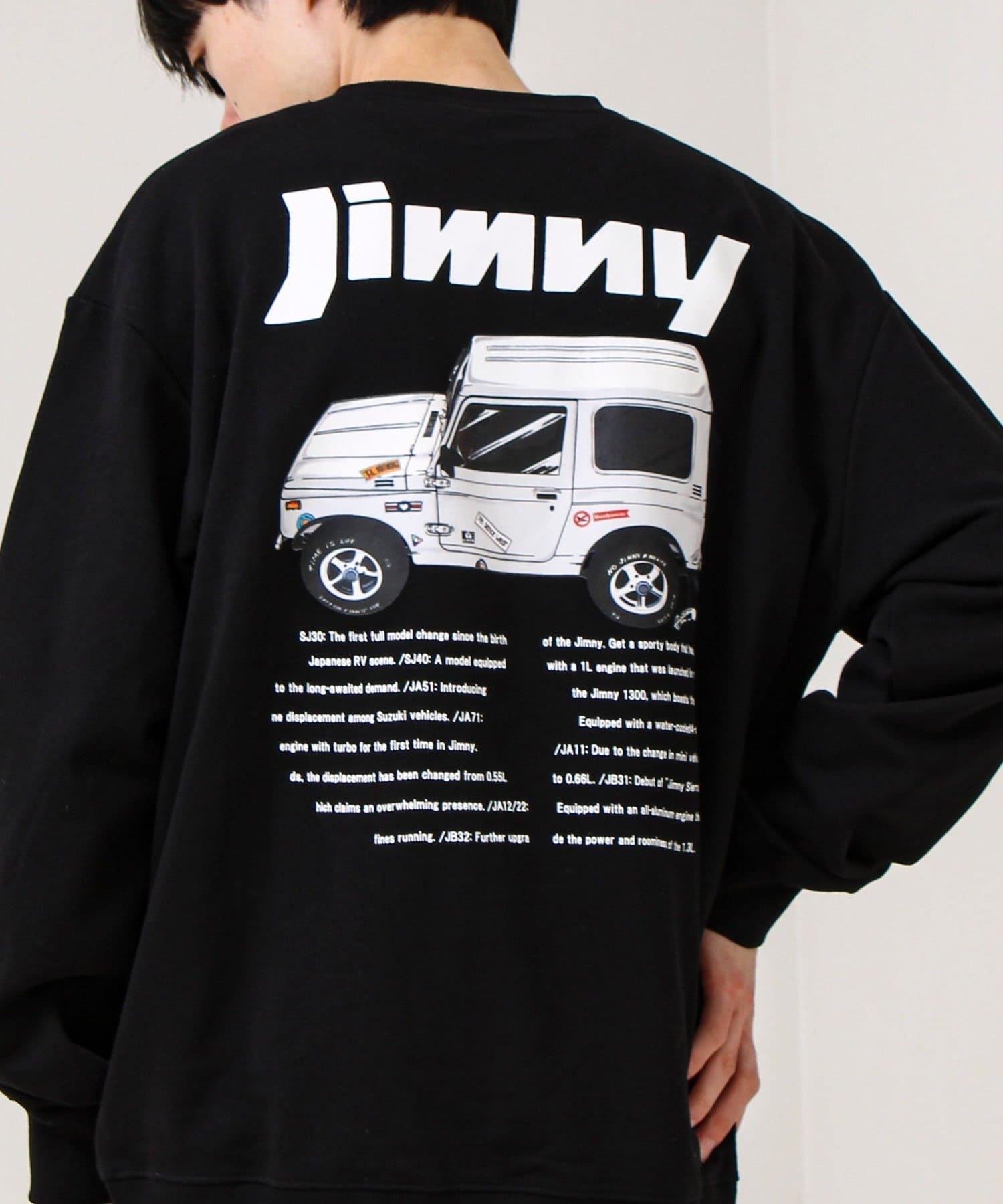 FREDY & GLOSTER(フレディ アンド グロスター) 【ロングセラーコラボ】ジムニー×GLOSTER 裏毛プリントスウェット