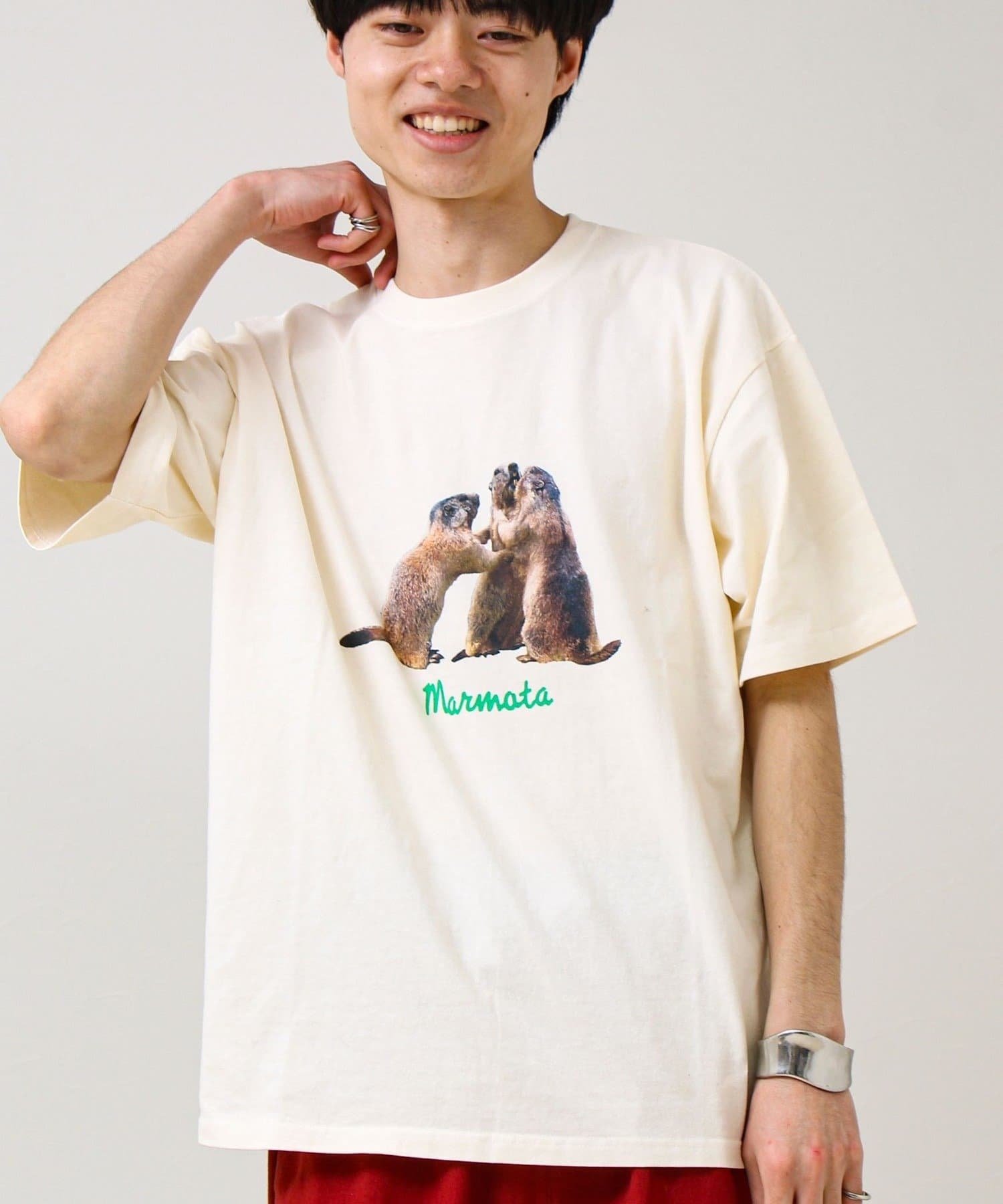 FREDY & GLOSTER(フレディ アンド グロスター) 【大人も着やすい】リアルアニマル プリントTシャツ