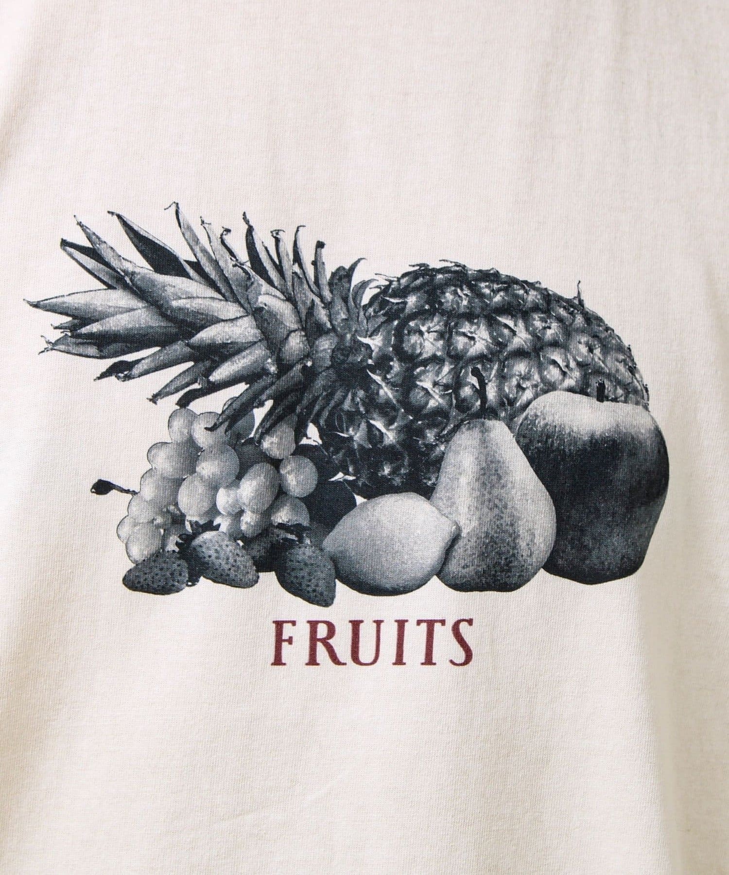 FREDY & GLOSTER(フレディ アンド グロスター) 【モノトーン果実図鑑】フルーツプリントTシャツ