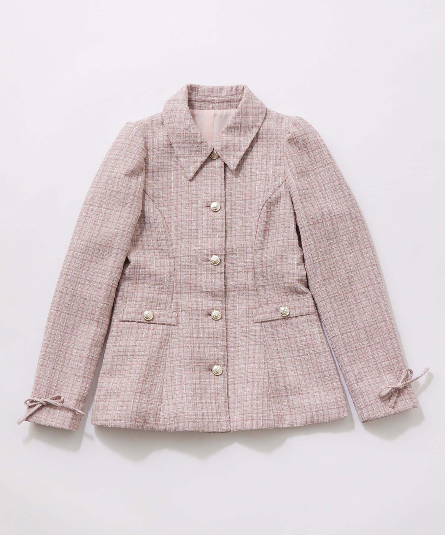 OLIVE des OLIVE(オリーブ デ オリーブ) 【Valentine Collection】ペプラムトップス