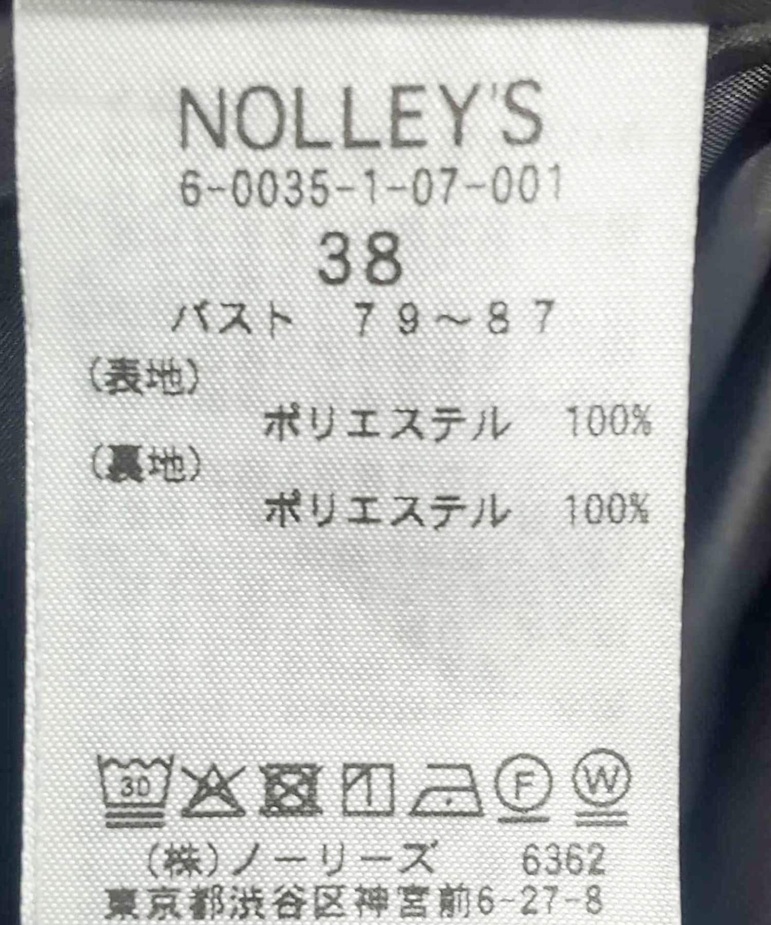 NOLLEY'S(ノーリーズ) ウォッシャブルウエストタックワンピース