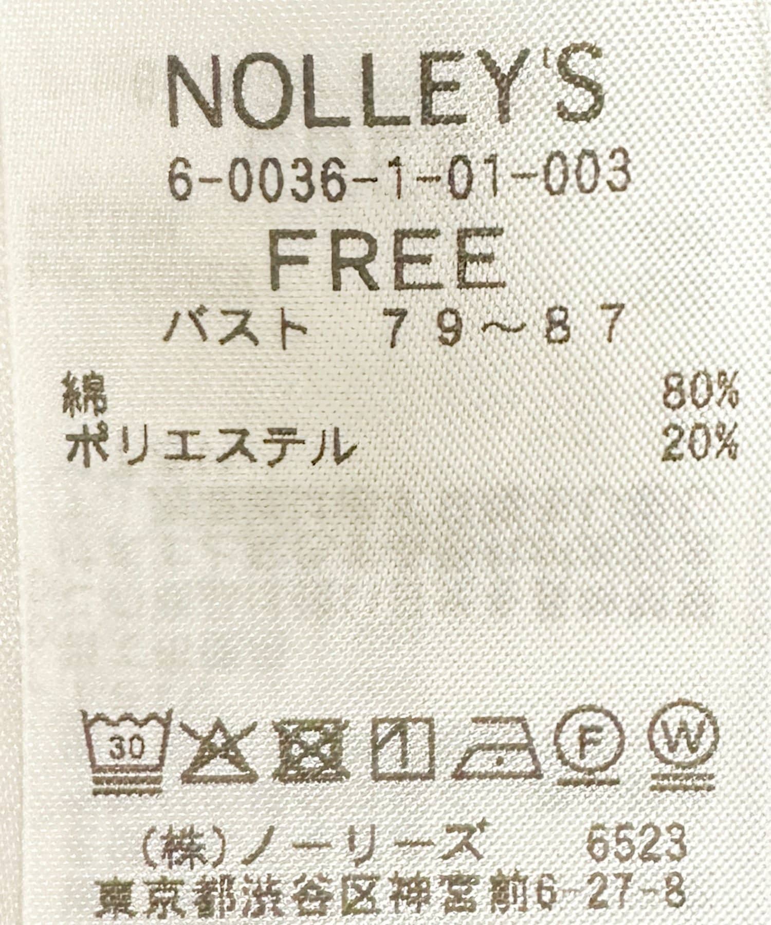 NOLLEY'S(ノーリーズ) MY STANDARD ショートシャツ