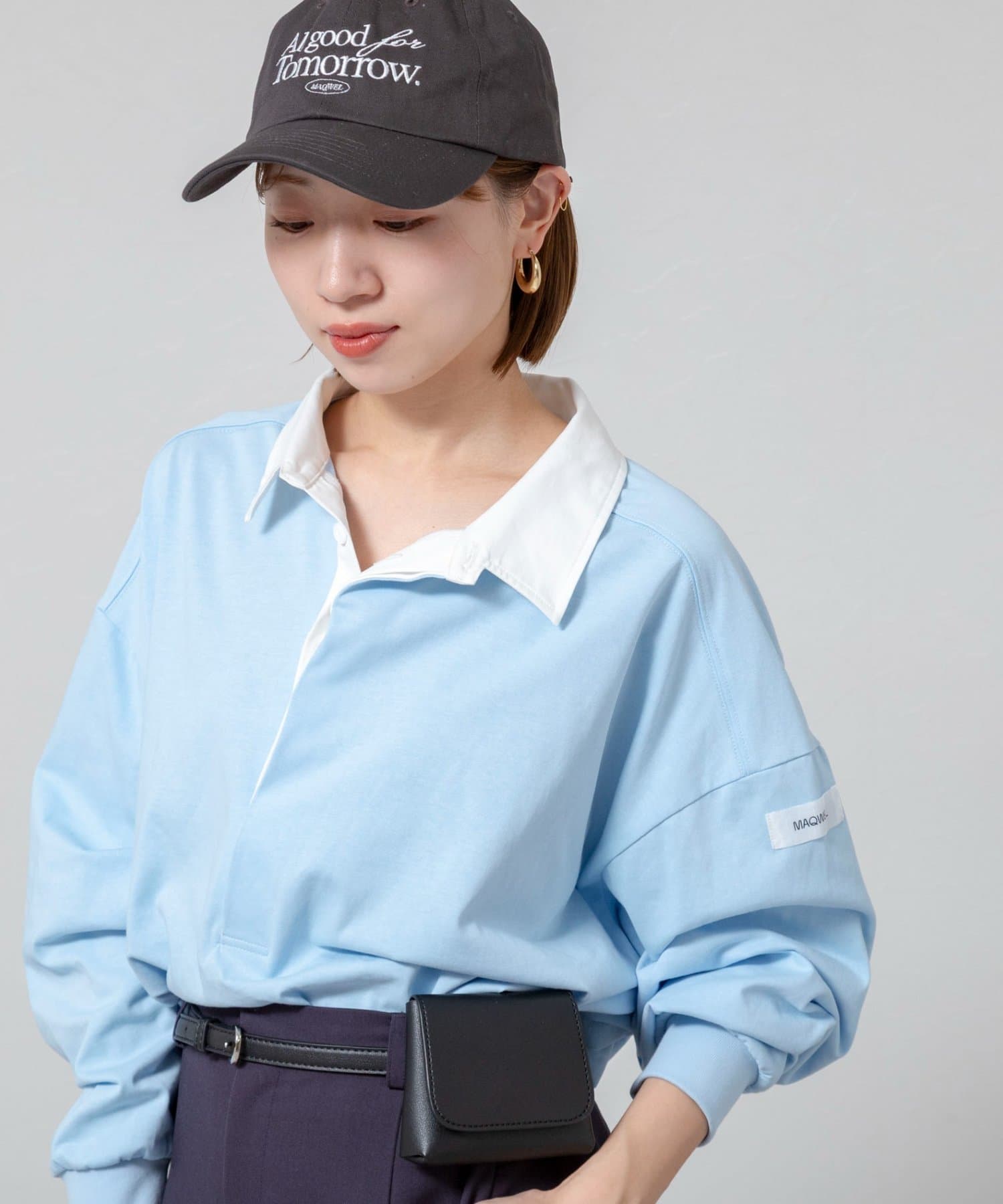 NOLLEY'S(ノーリーズ) 【MAQWEL/マクウェル】ウォッシャブルBIGラガーシャツ