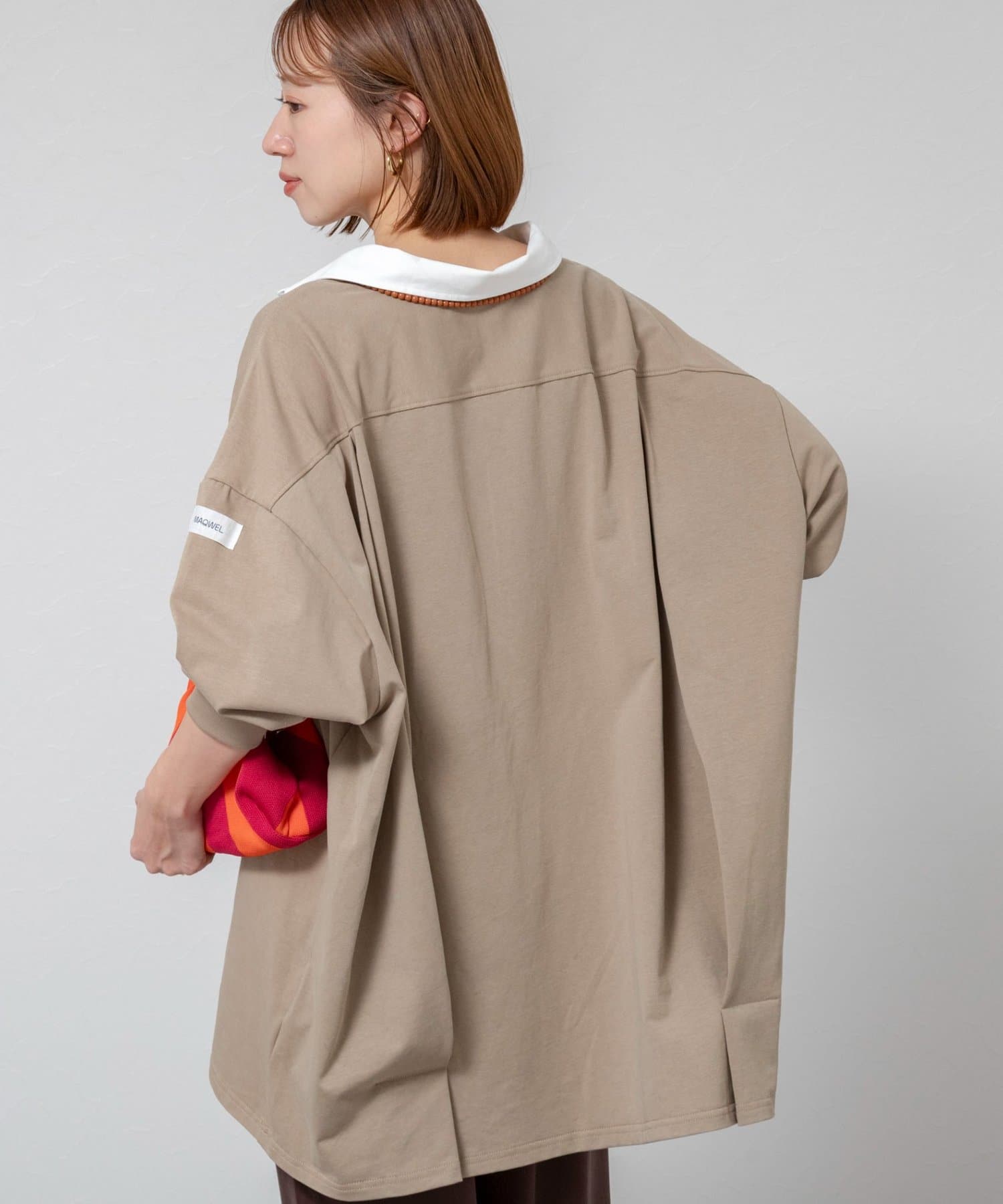 NOLLEY'S(ノーリーズ) 【MAQWEL/マクウェル】ウォッシャブルBIGラガーシャツ