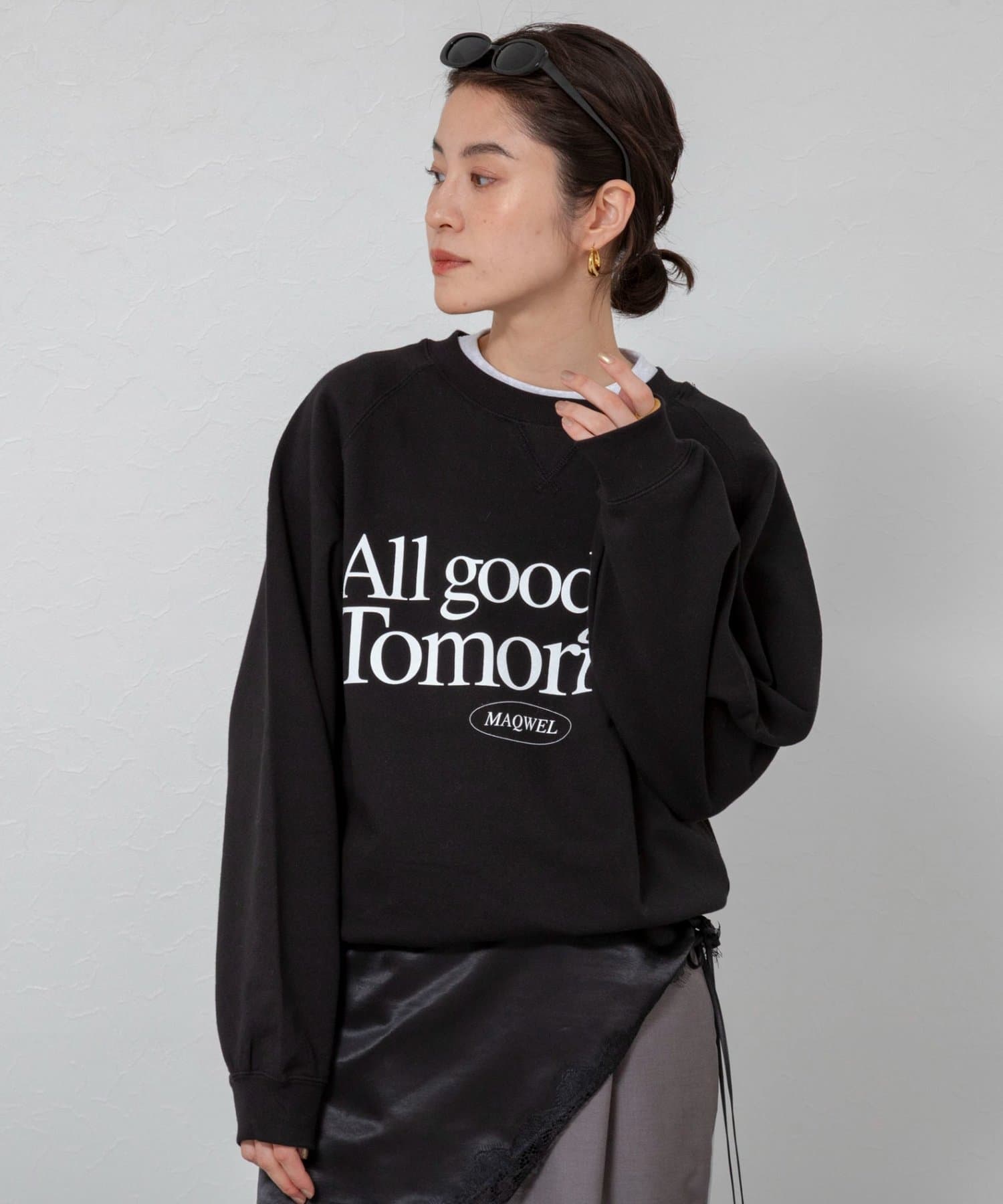 NOLLEY'S(ノーリーズ) 【MAQWEL/マクウェル】《セットアップ対応》AgfT SWEAT