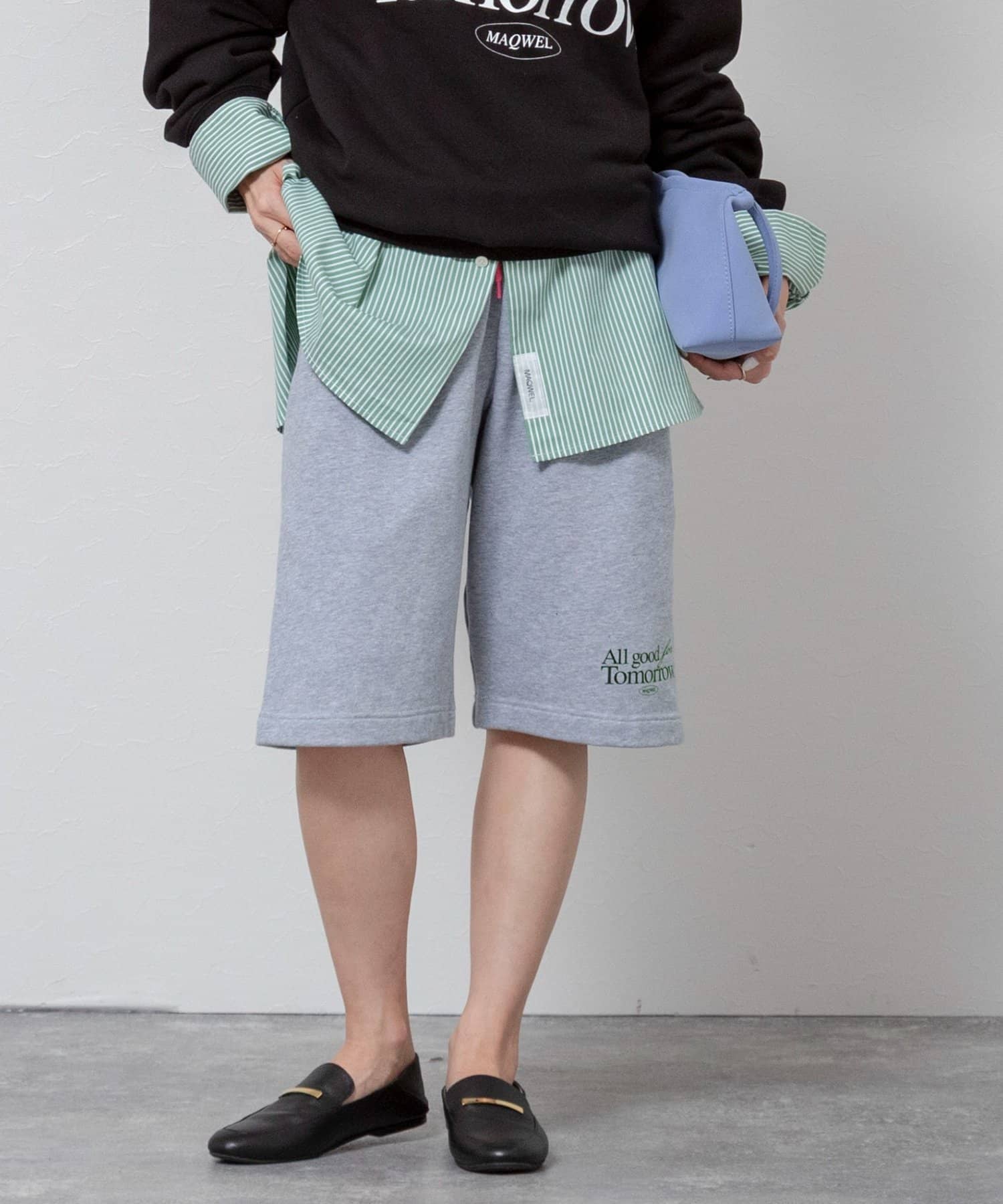 NOLLEY'S(ノーリーズ) 【MAQWEL/マクウェル】《セットアップ対応》AgfT HALF-PANTS