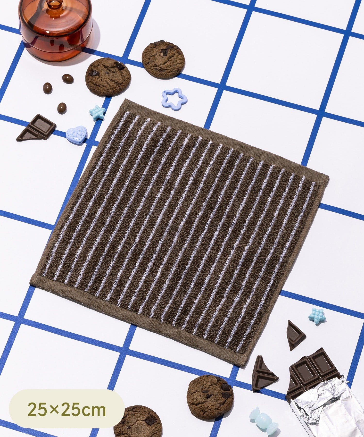 3COINS(スリーコインズ) ハンドタオル：25×25cm