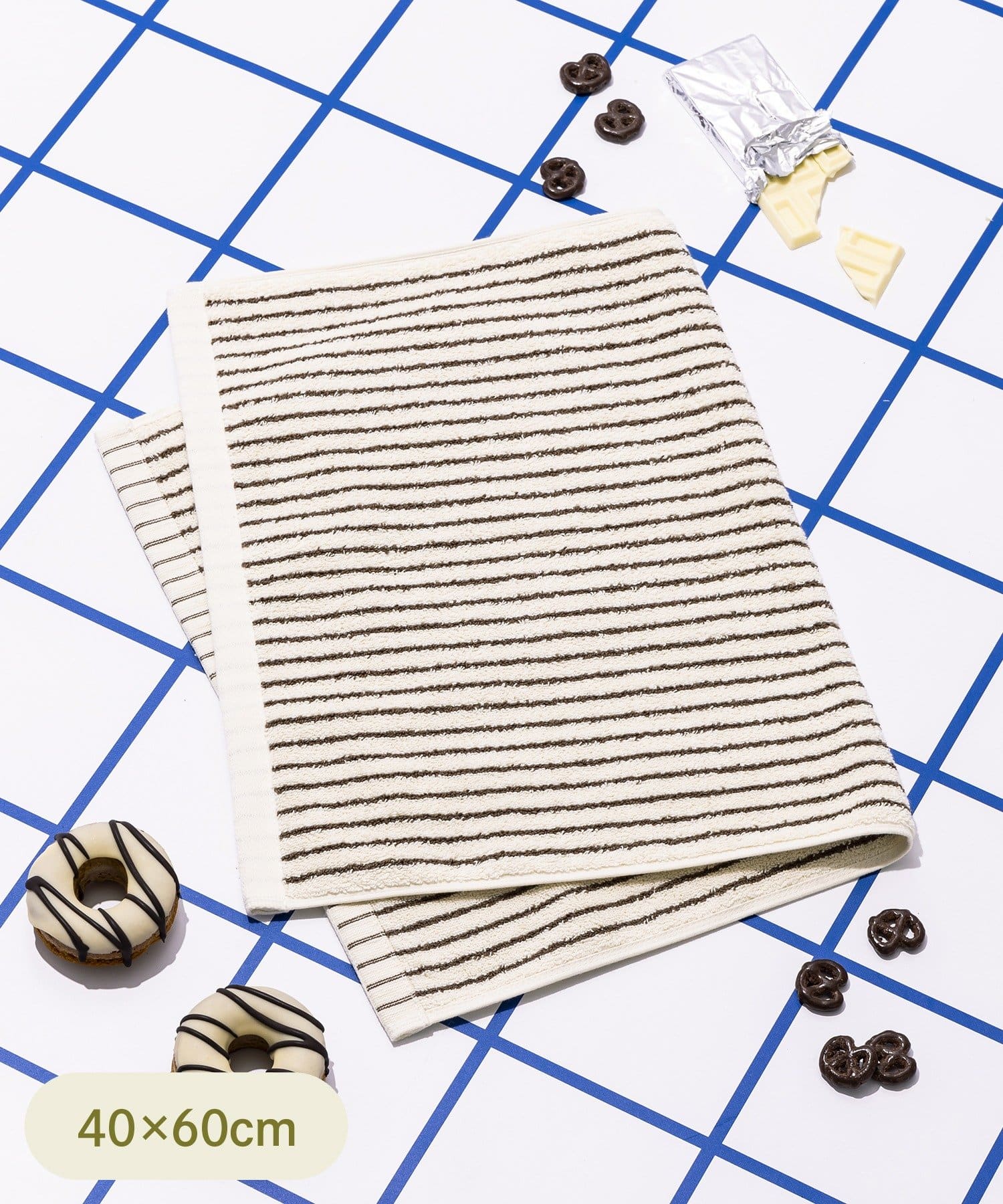 3COINS(スリーコインズ) バスマット：40×60cm