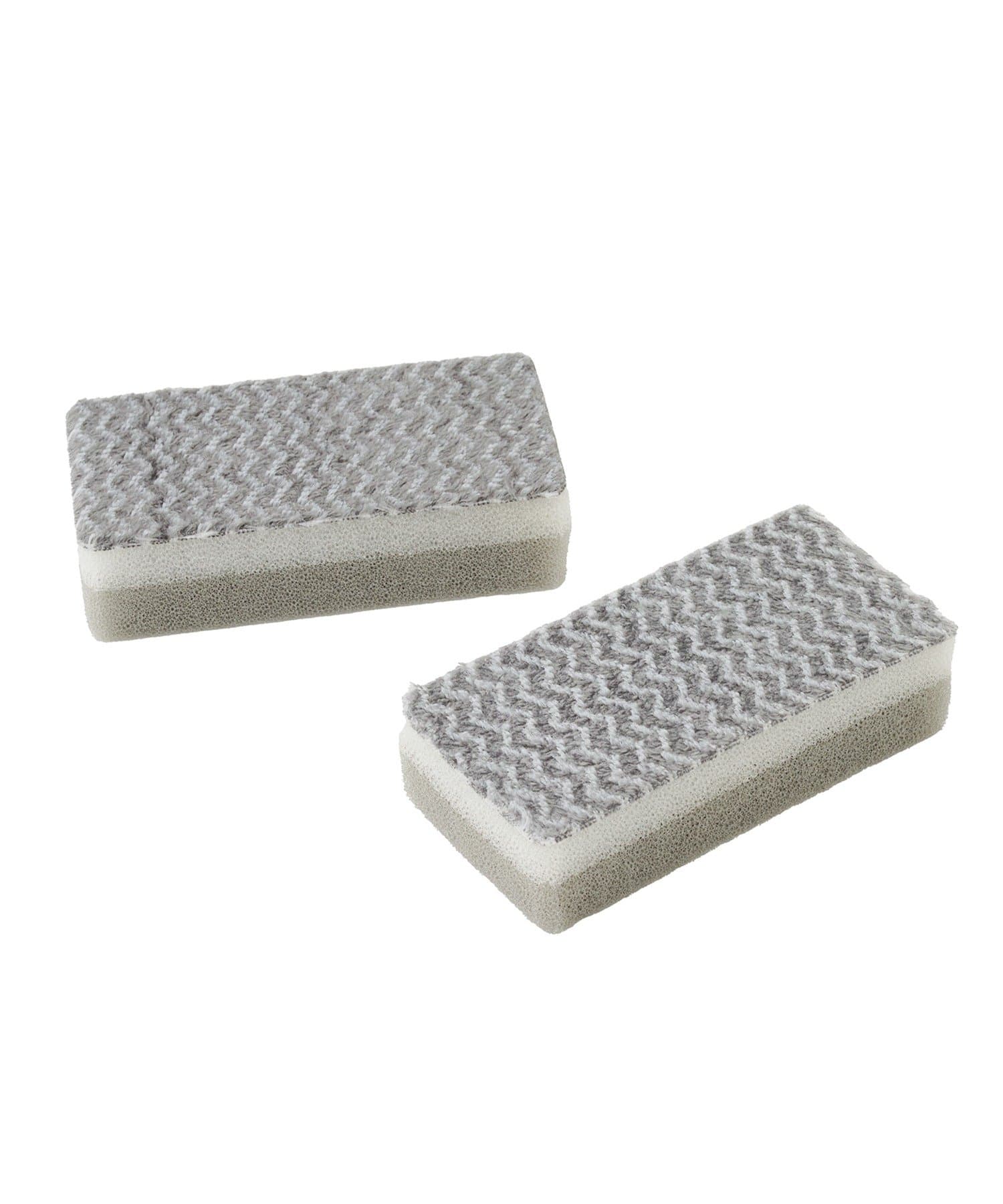 3COINS(スリーコインズ) 汚れが落ちやすいスポンジ2個セット／KITINTO