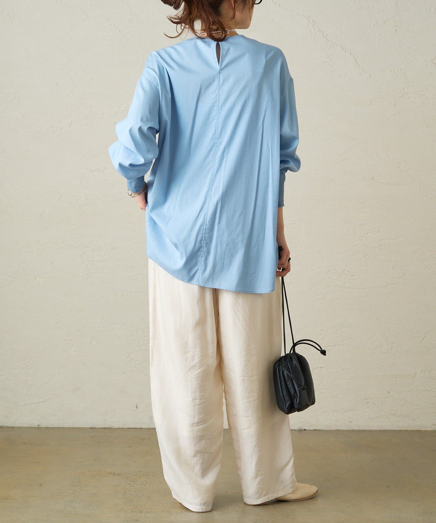 PUAL CE CIN(ピュアルセシン) 【大人気リバイバル】レイヤードプルオーバーブラウス