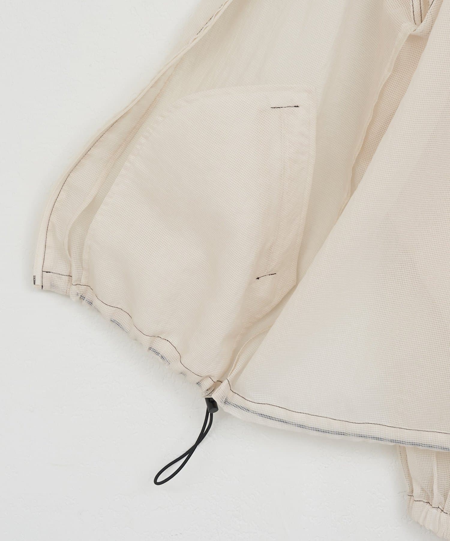 DISCOAT(ディスコート) 【Enlude】シアーリップフード付シャツブルゾン