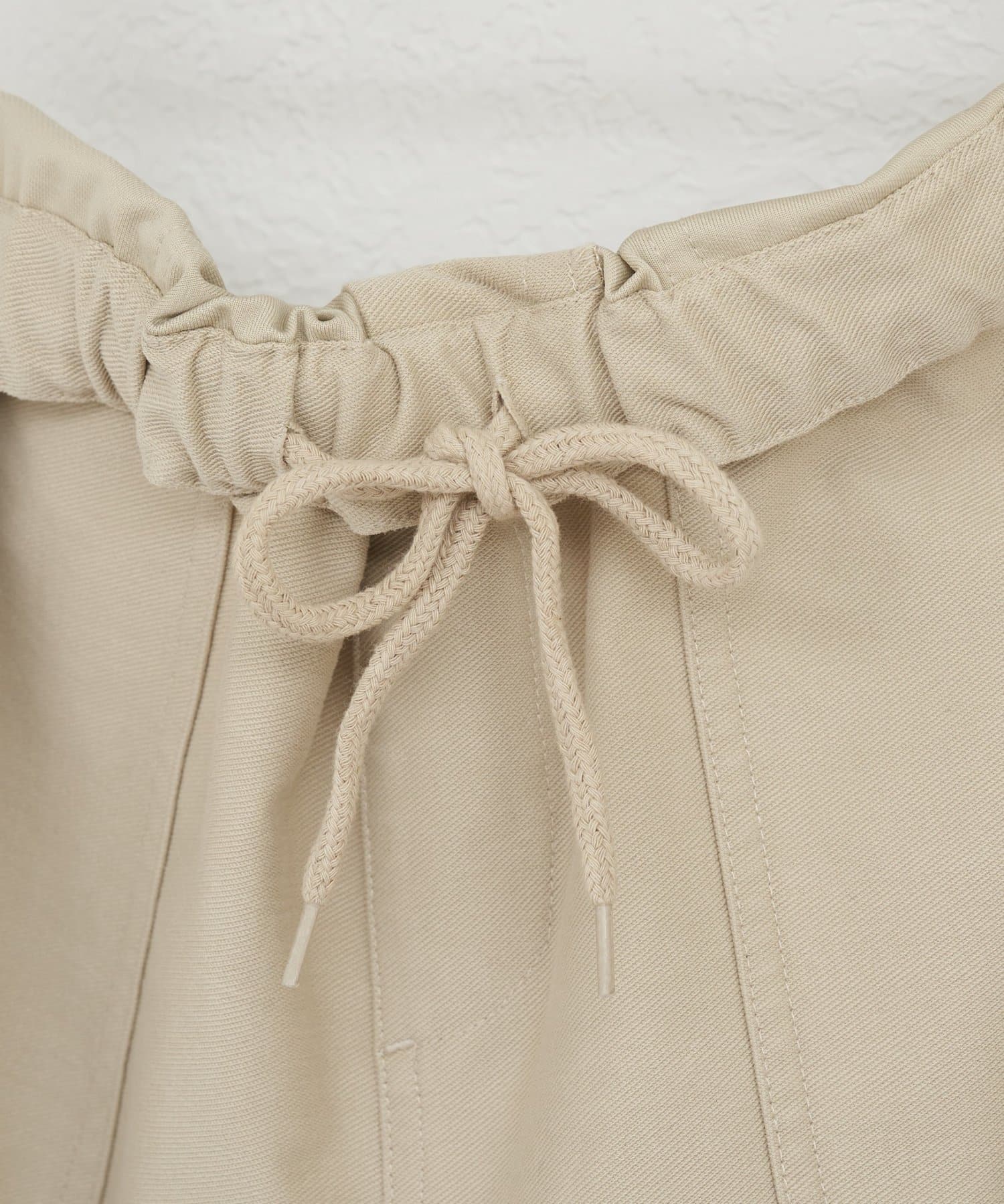 DISCOAT(ディスコート) 【Enlude/セットアップ対応◎】カットバックサテンバレルイージーパンツ《ユニセックス》