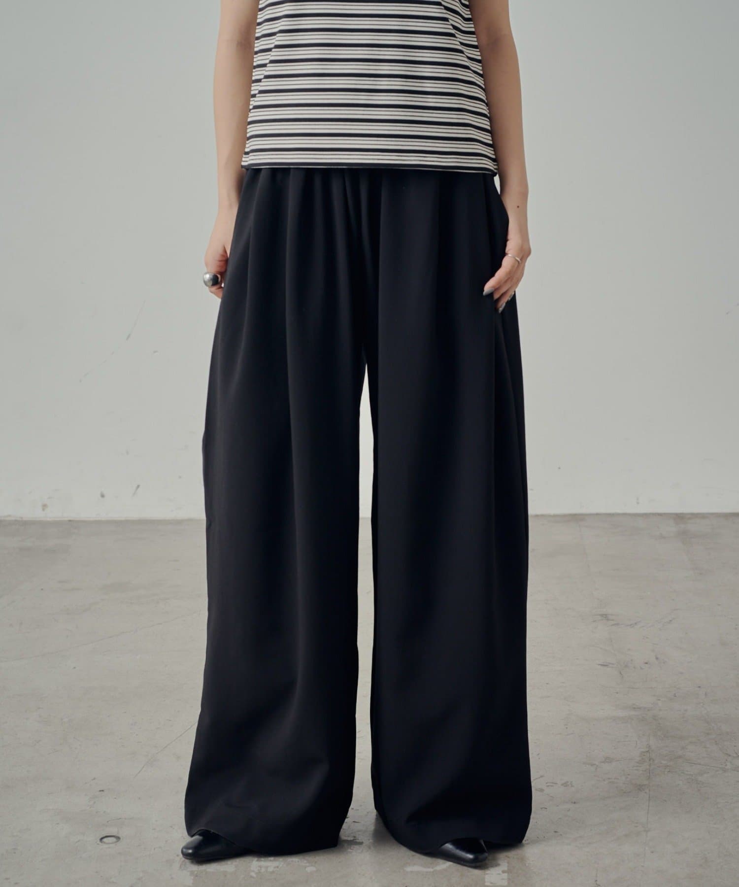 -goocy-(グーシー) ワイドイージーパンツ