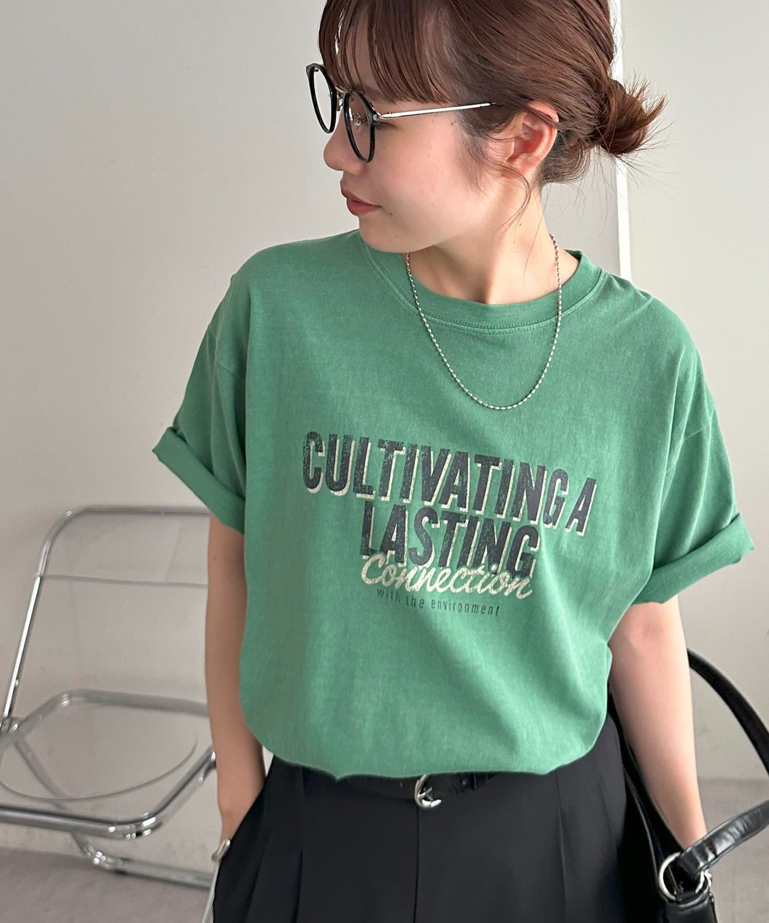 DISCOAT(ディスコート) 【WEB限定】ピグメントアソートロゴTシャツ